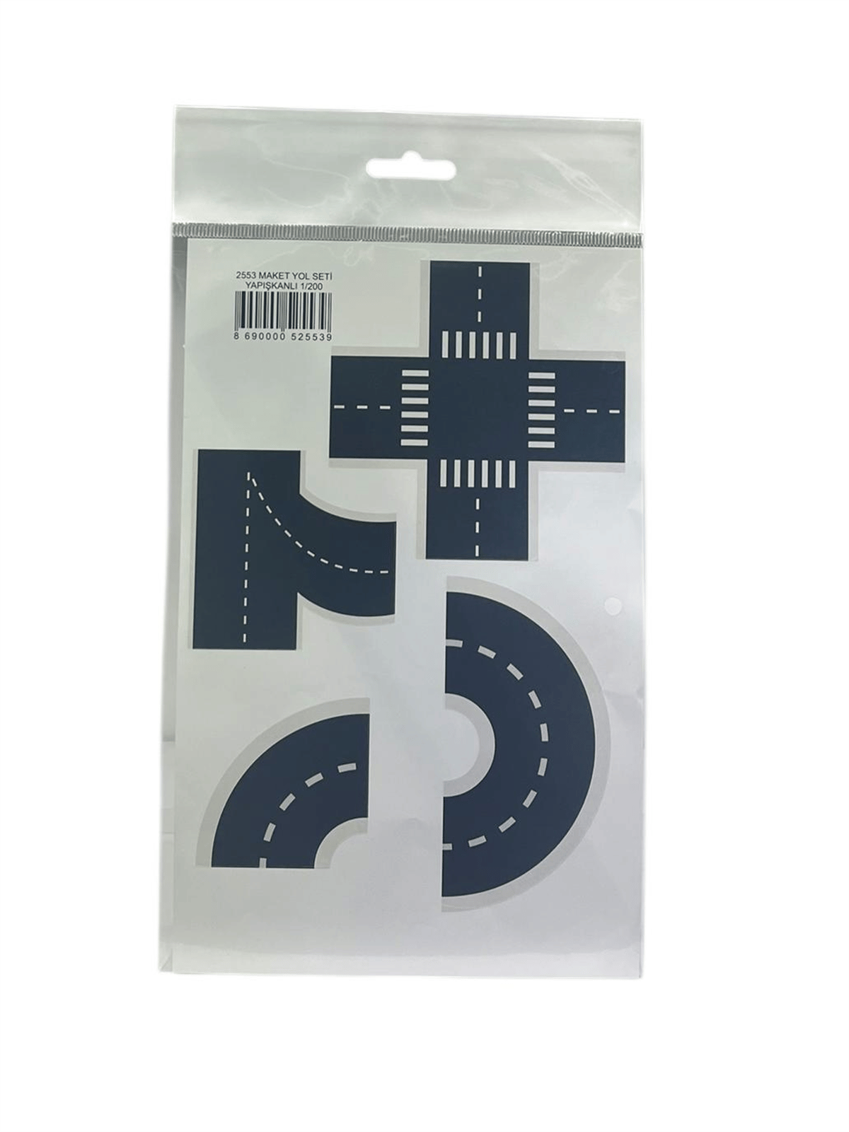 MAKET YOL SETİ YAPIŞKANLI 15*24 CM KOD: 2553