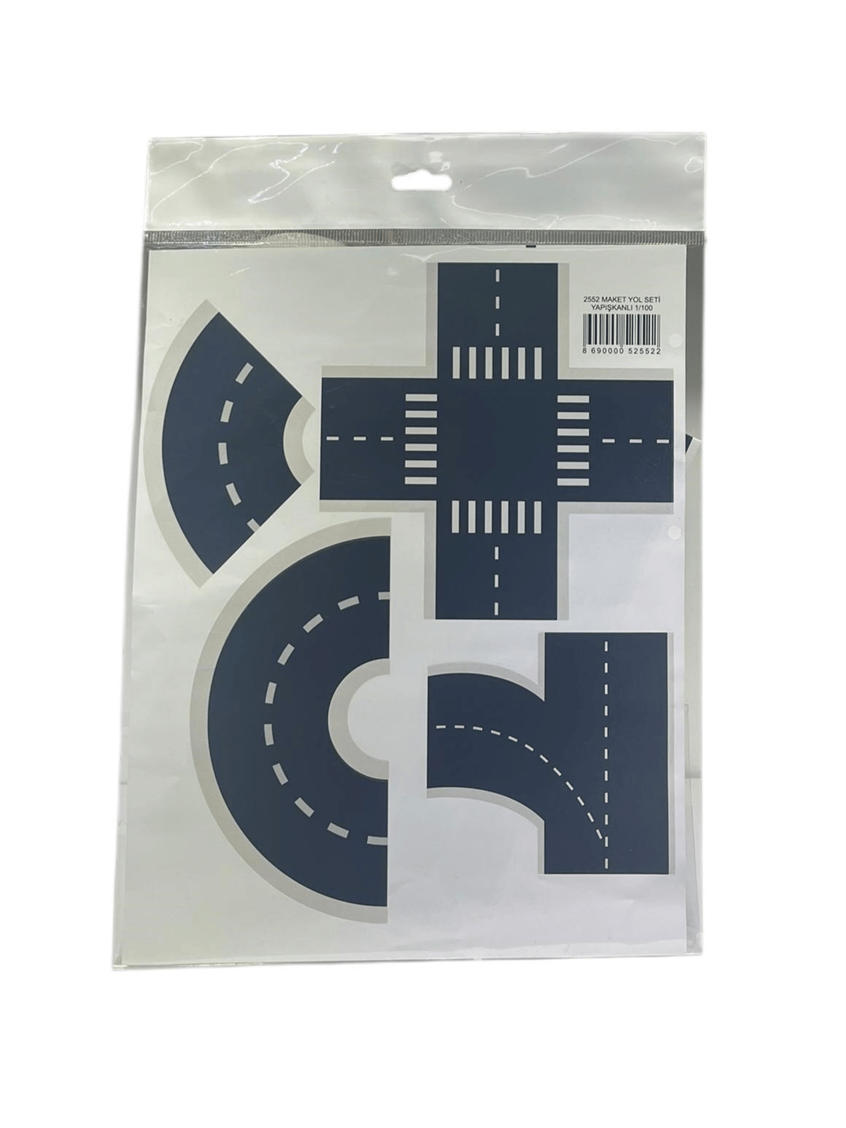 MAKET YOL SETİ YAPIŞKANLI 23*30 CM KOD:2552