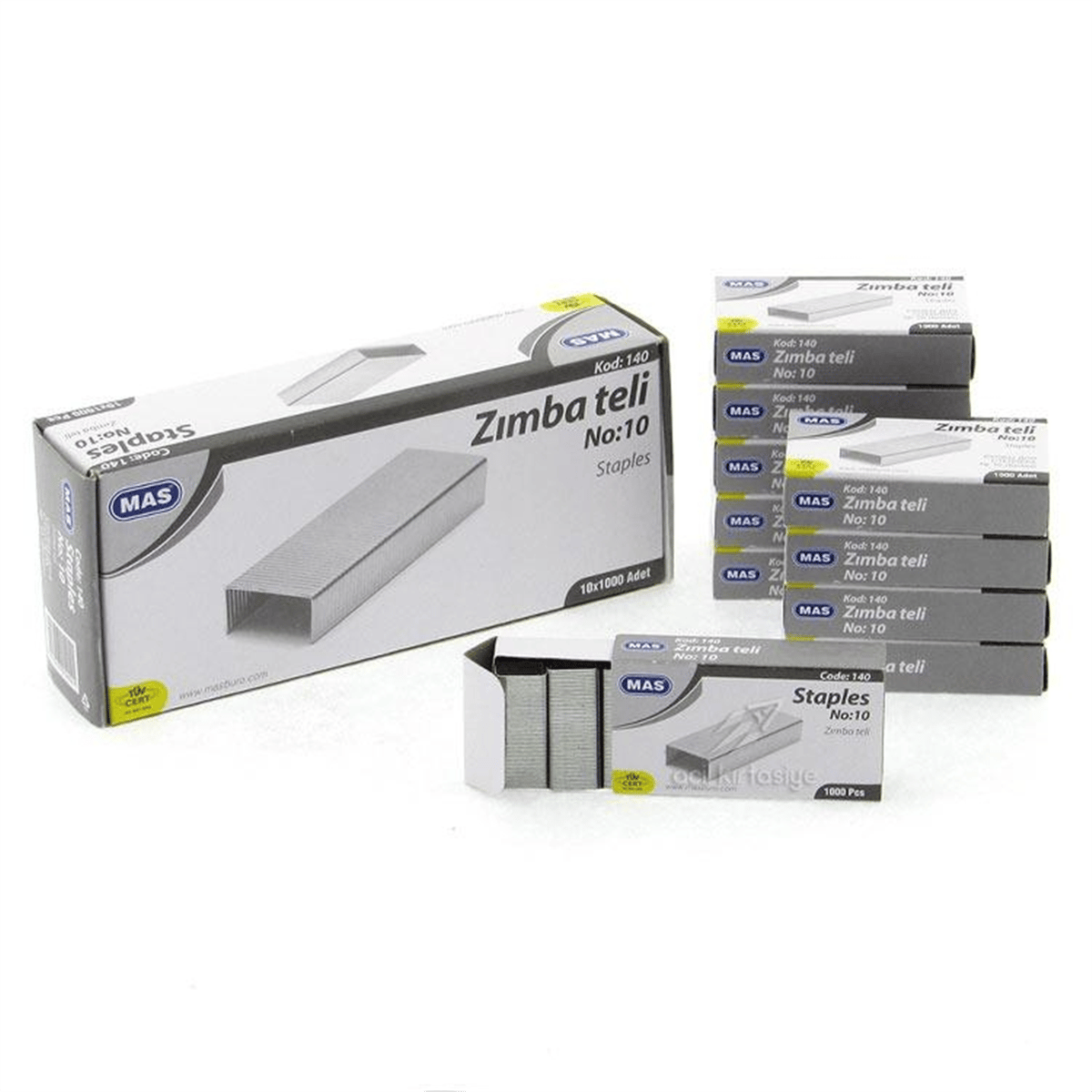 MAS 140 ZIMBA TELİ (GÜMÜŞ)  NO:10 PK:10 LU 