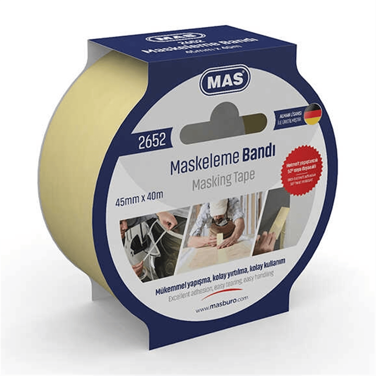 MAS 2652 MASKELEME BANDI KAĞIT BANT 45X40