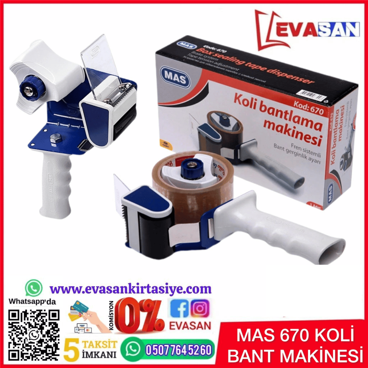 MAS 670 KOLİ BANT MAKİNESİ 