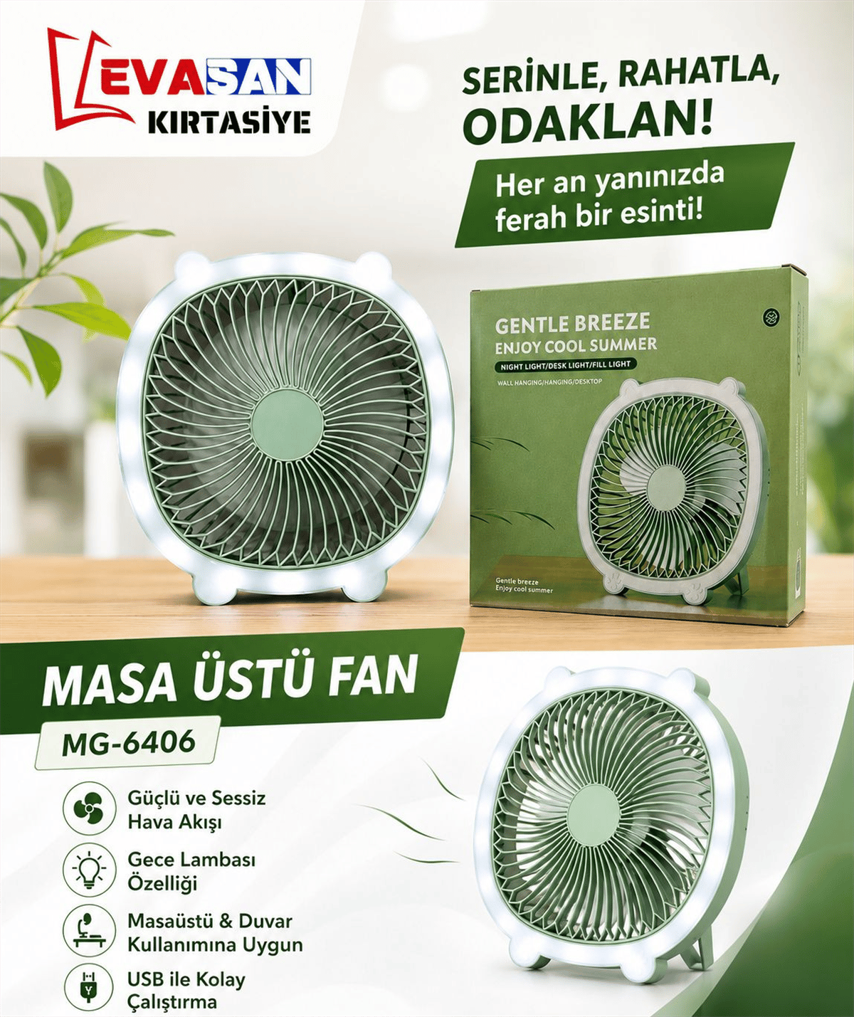 MG-6406 MASA ÜSTÜ FAN
