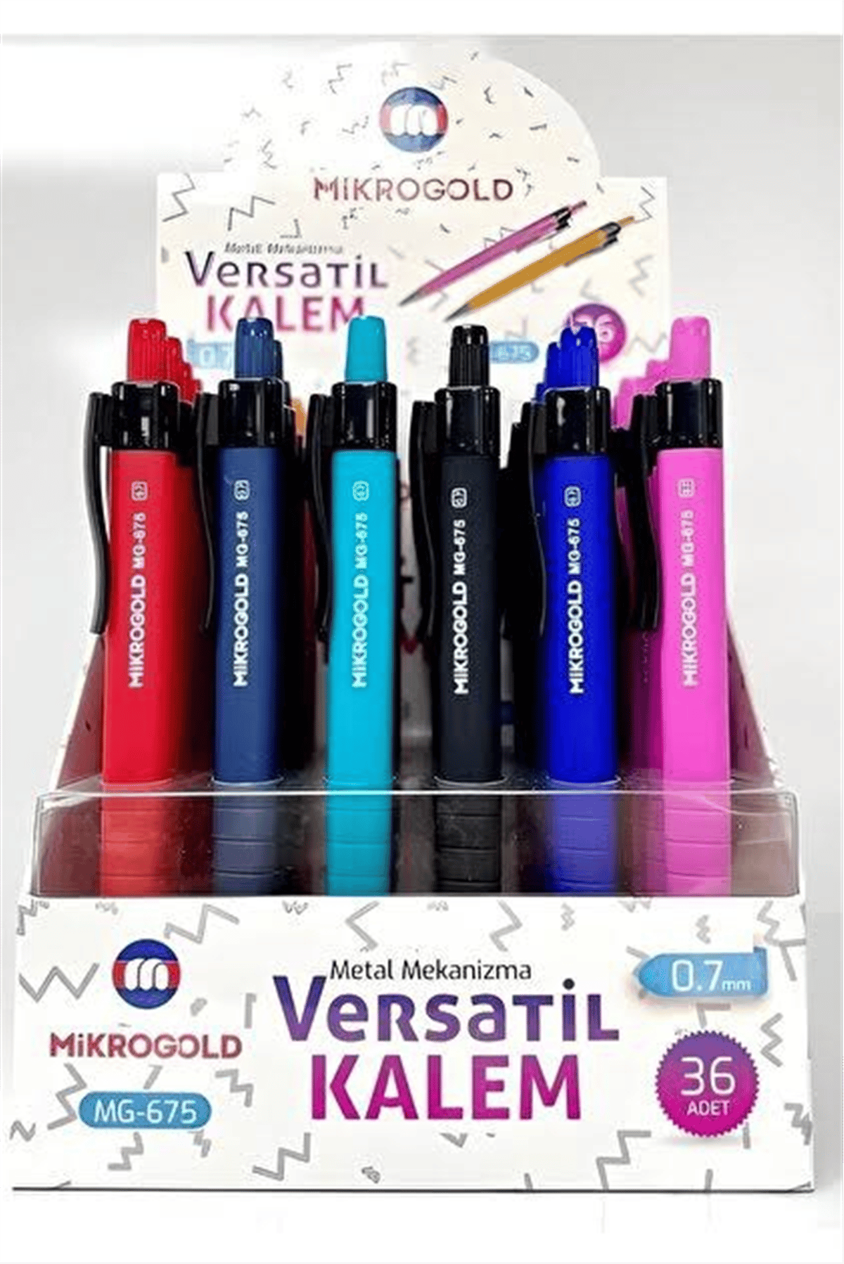 MİKROGOLD MG-675 0.7  VERSATİL KALEM 36 LI