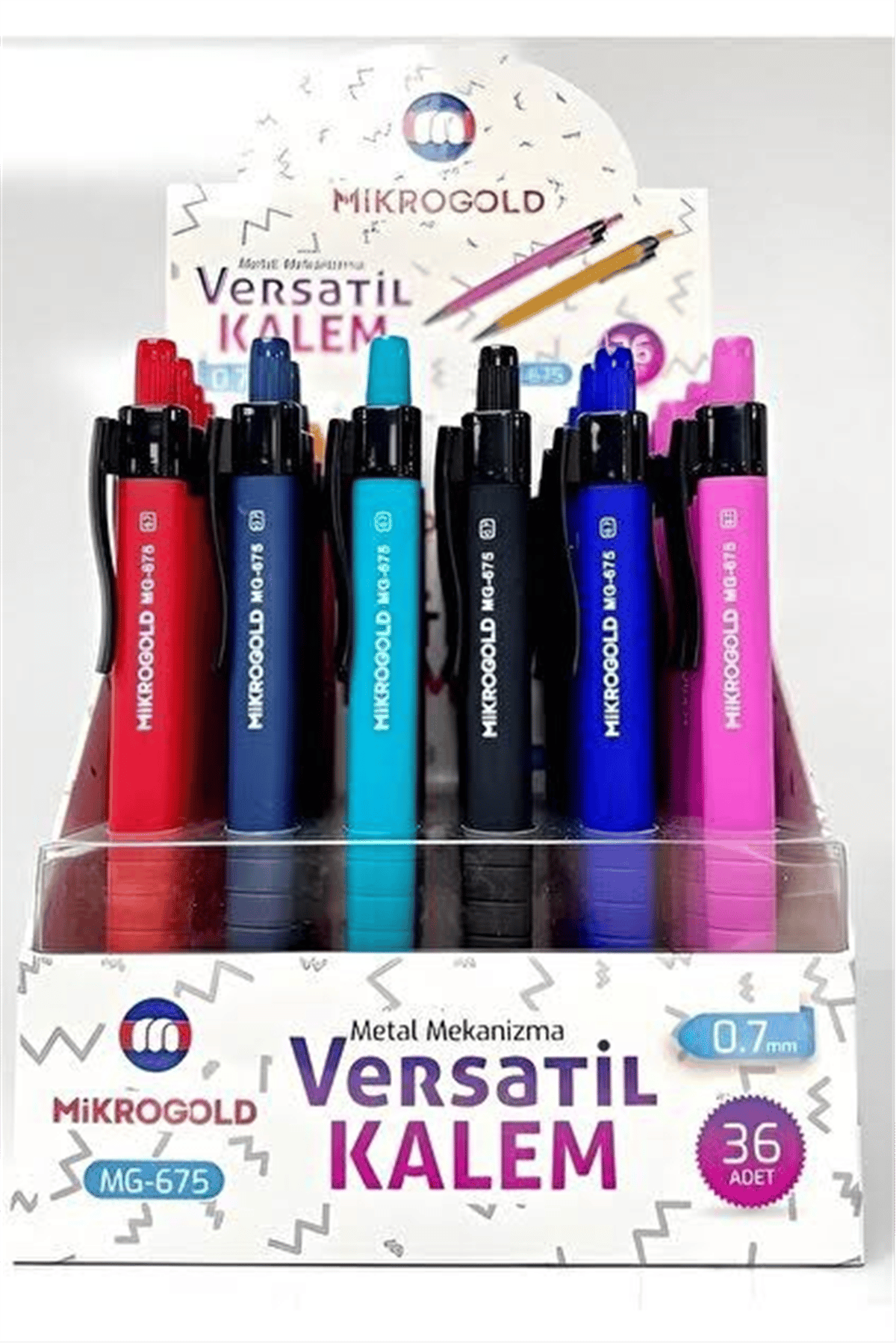 MİKROGOLD MG-675 0.7  VERSATİL KALEM 36 LI