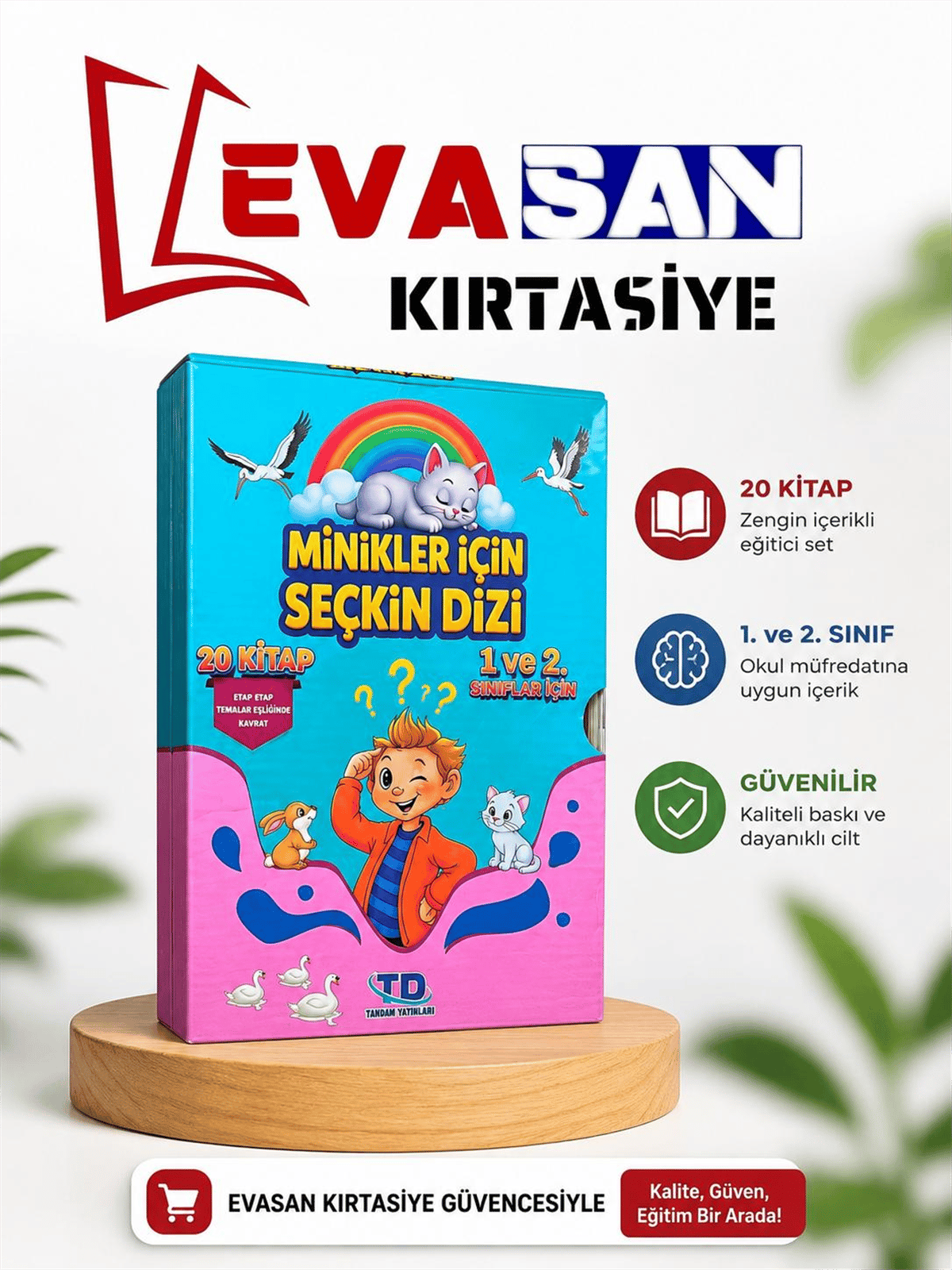MİNİKLER İÇİN SEÇKİN DİZİ 20 Lİ HİKAYE KİTABI SETİ