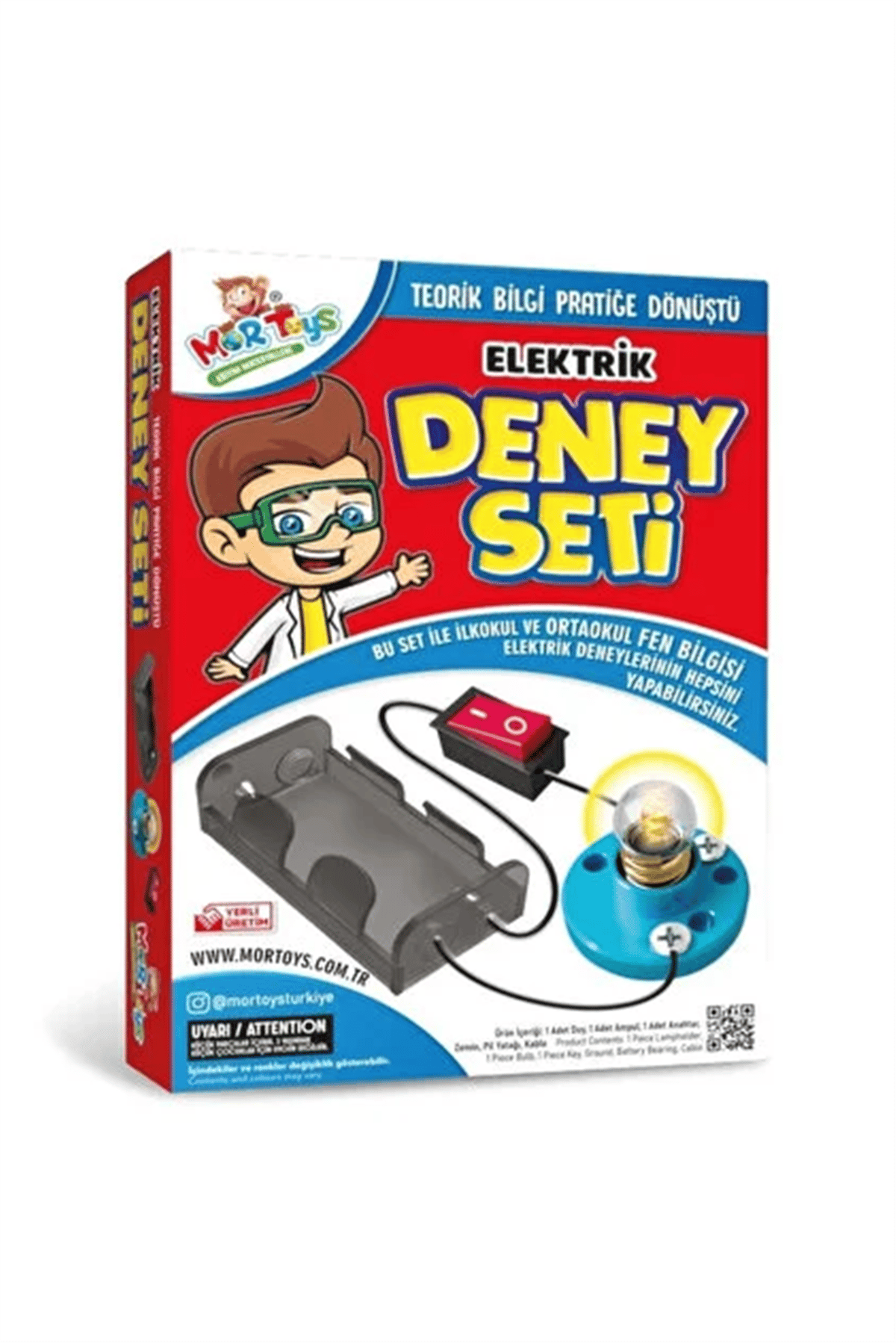 MORTOYS KUTULU LEKTRİK DEVRESİ DENEY SETİ