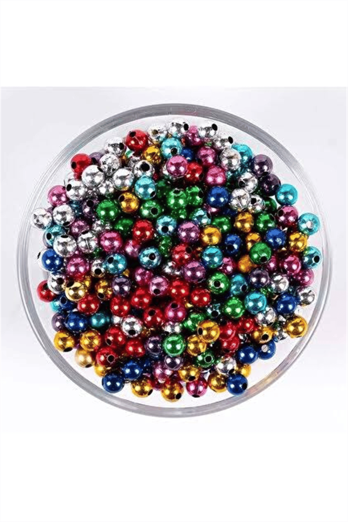 MRB-2114  METALİK RENKLİ BONCUK PK:12 Lİ 