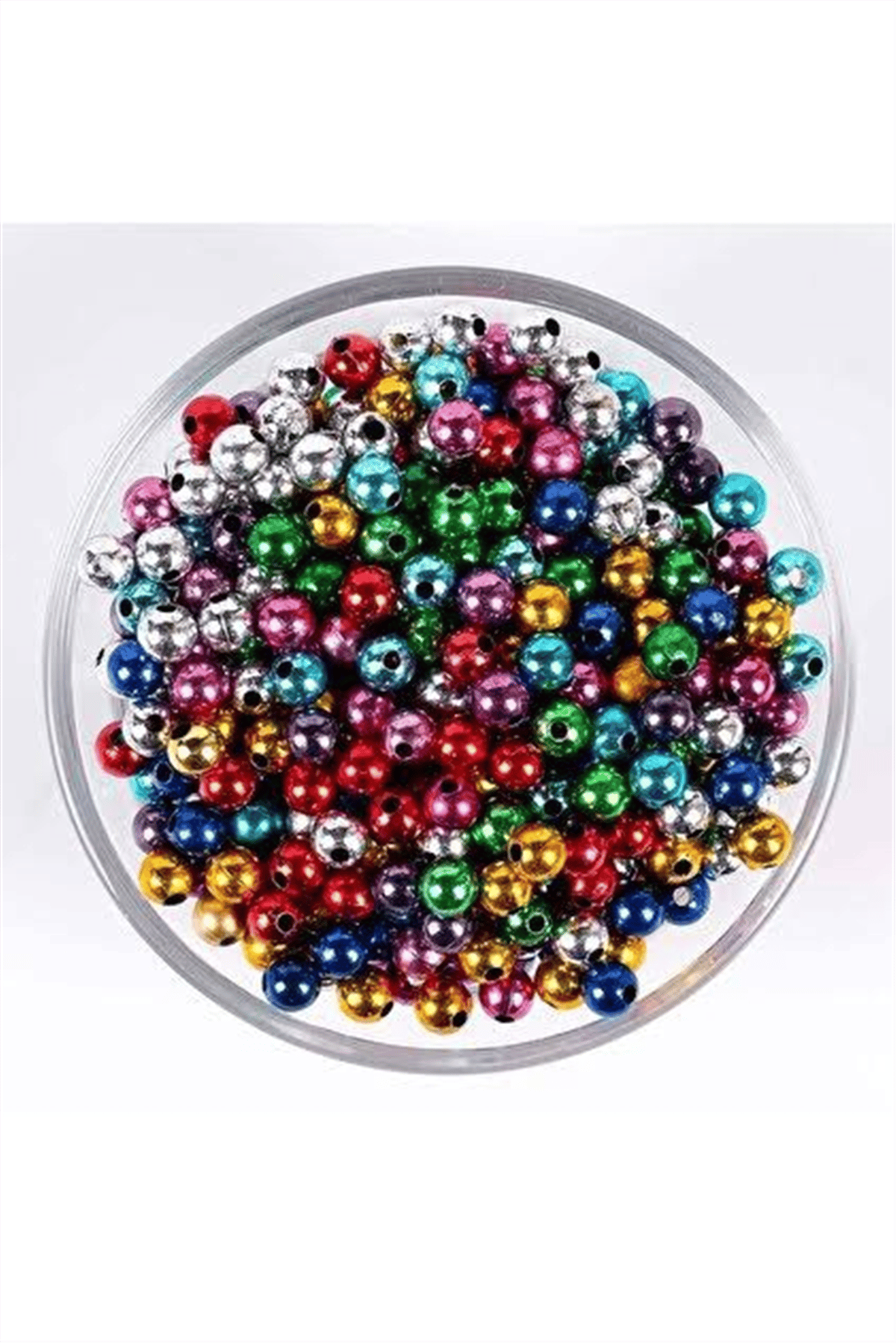 MRB-2114  METALİK RENKLİ BONCUK PK:12 Lİ 