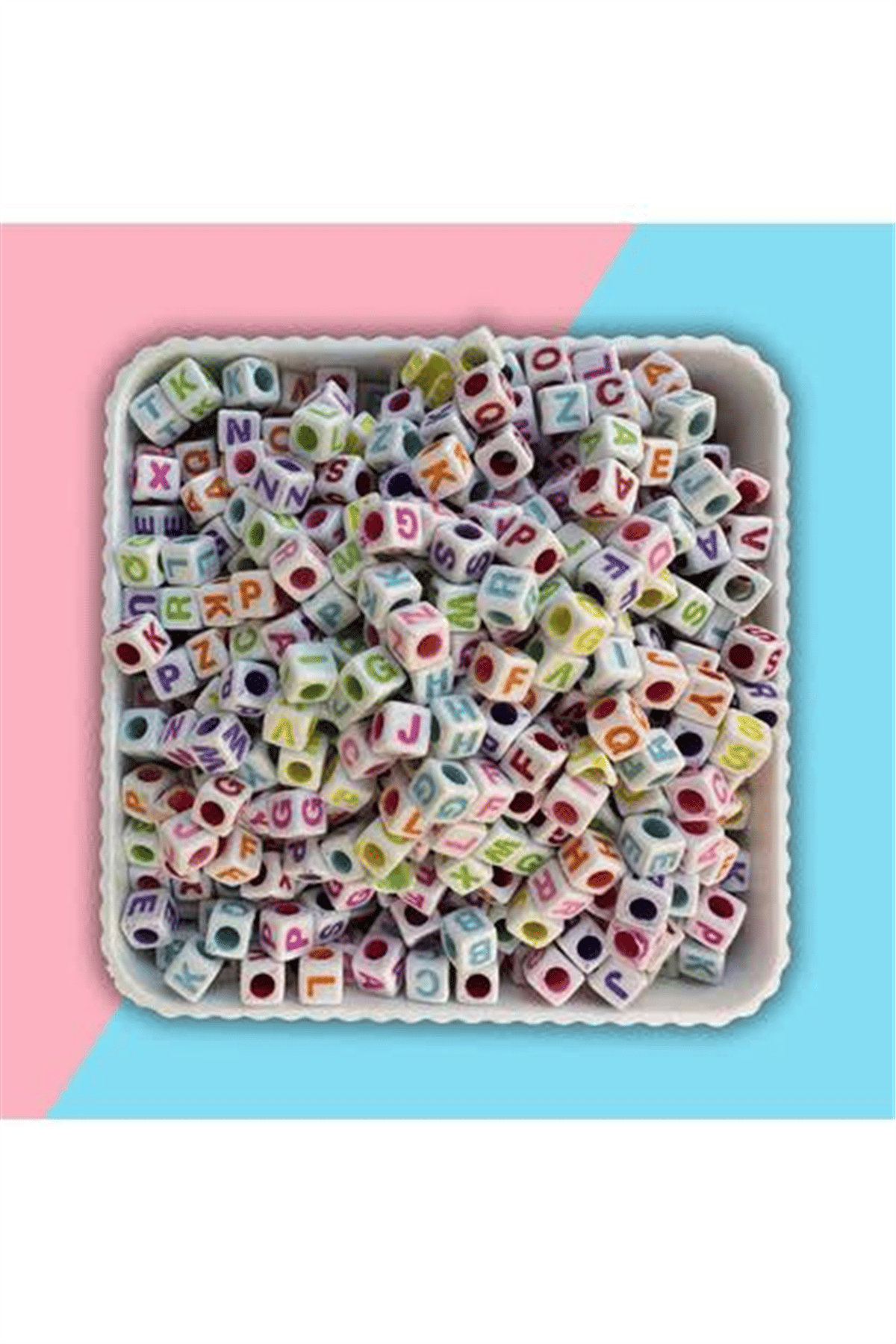 MRB-2118 HARF ŞEKİLLİ BONCUK PK:12 Lİ