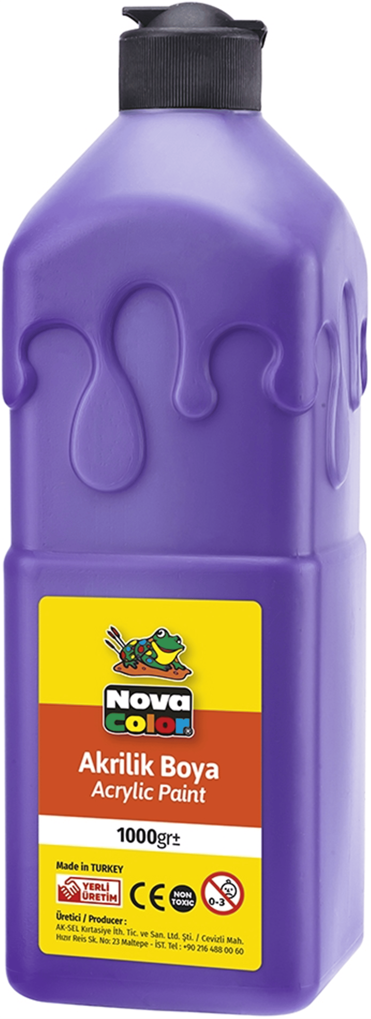 NOVA COLOR AKRİLİK  BOYA 1 KG MOR