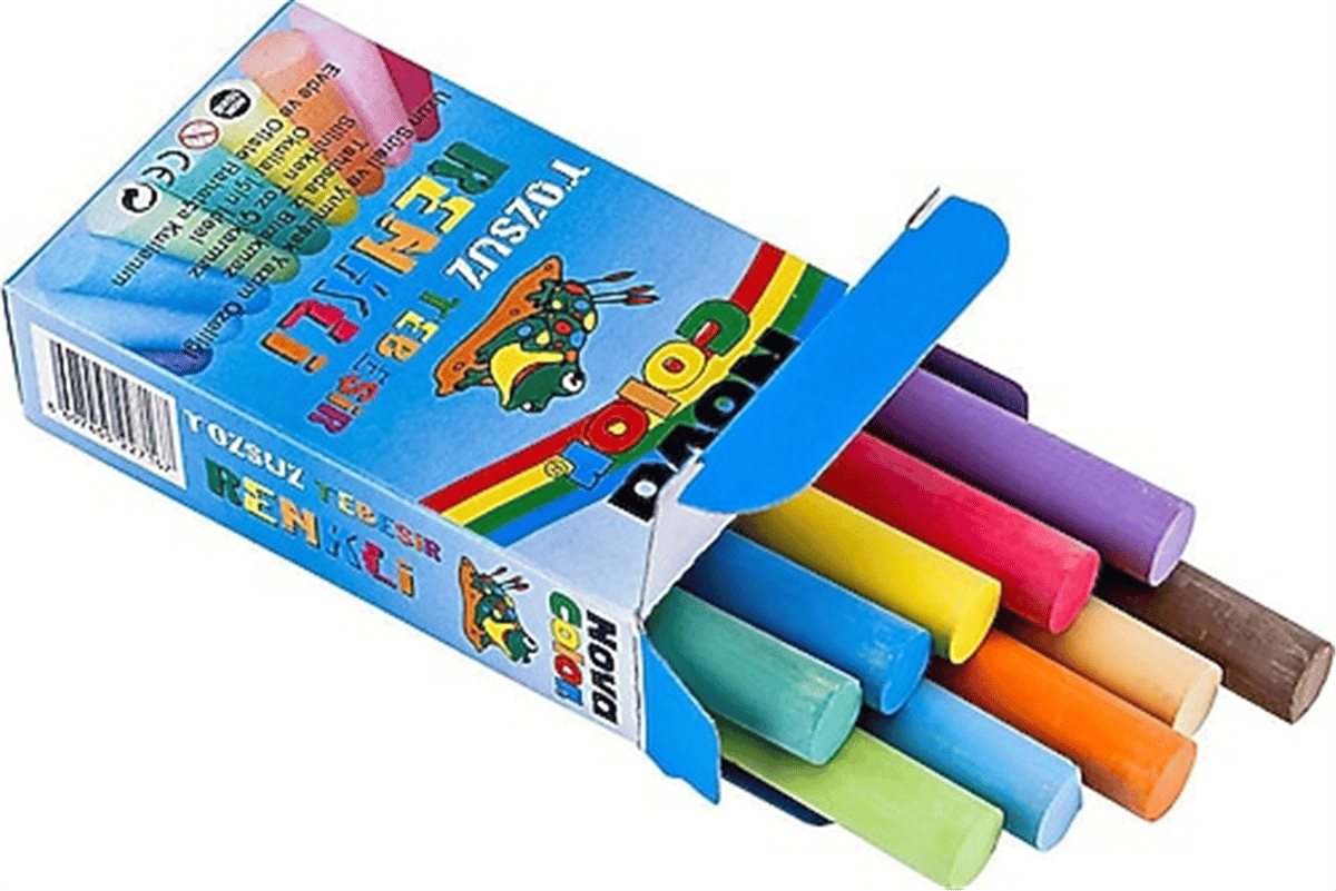 NOVA COLOR NC-4111 RENKLİ TEBEŞİR 10 LU