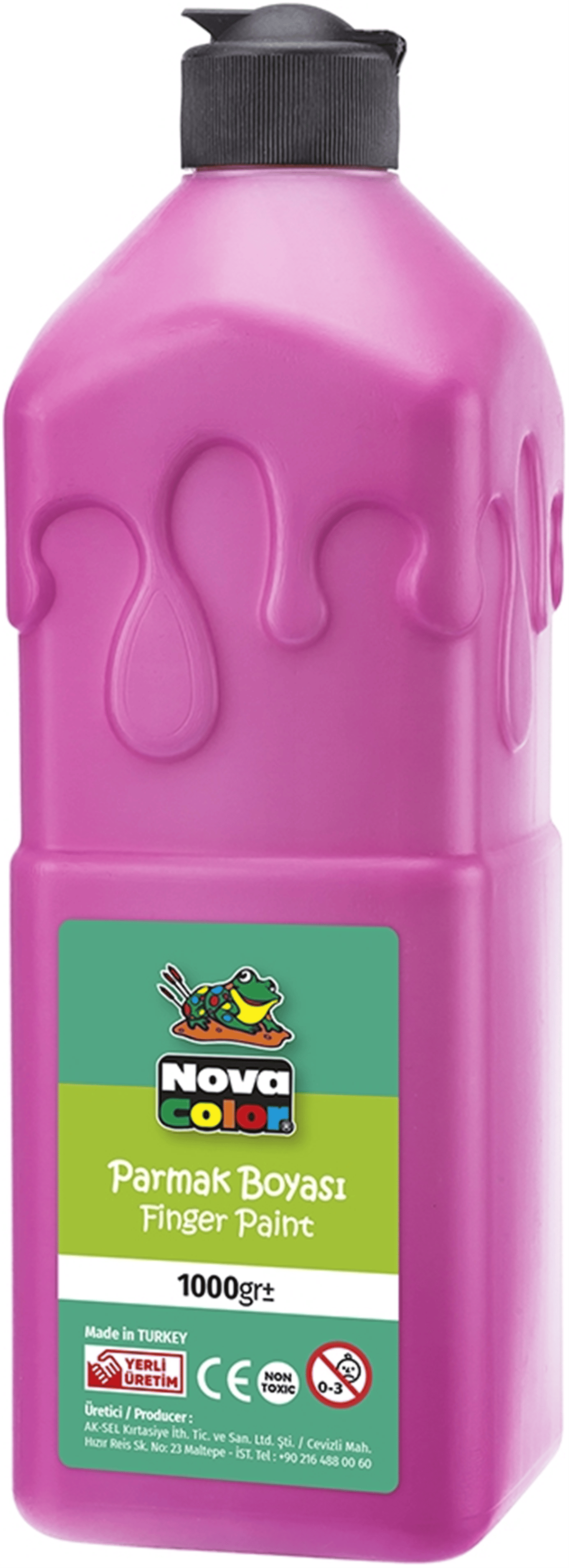 NOVA COLOR PARMAK BOYASI 1 KG PEMBE