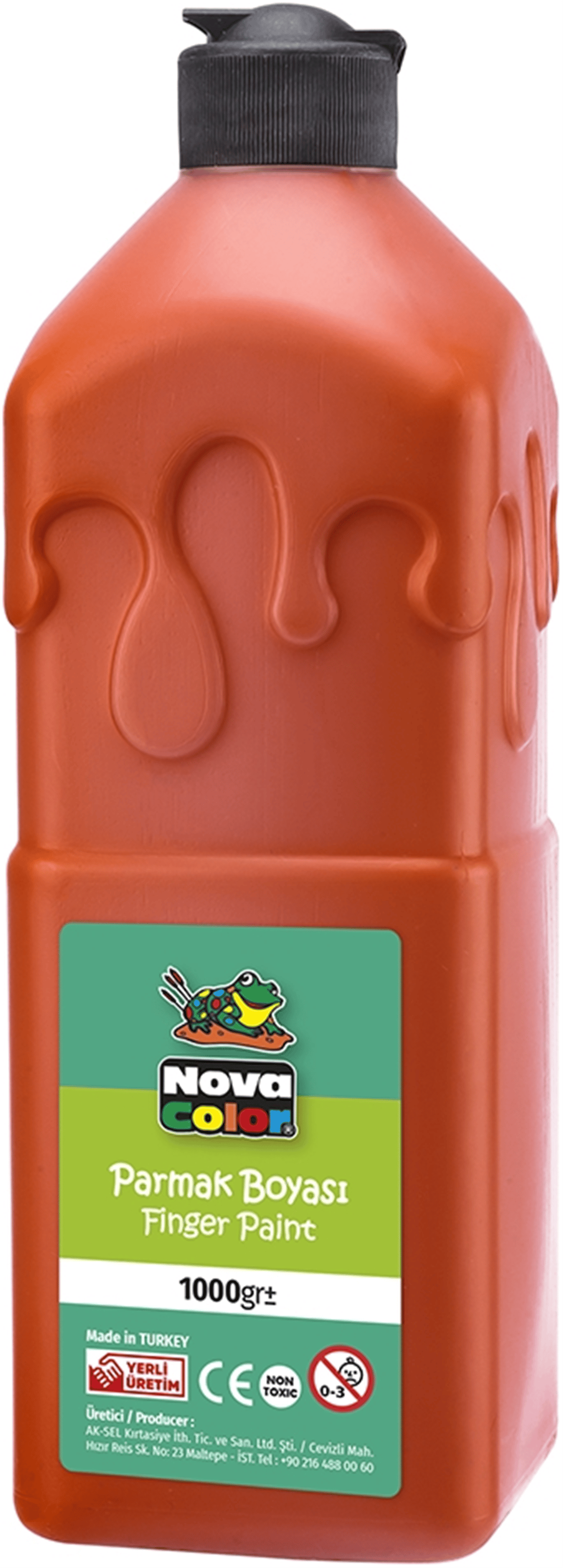 NOVA COLOR PARMAK BOYASI 1 KG TURUNCU