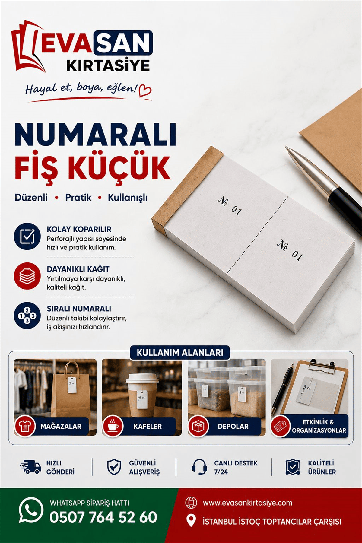 NUMARALI FİŞ KÜÇÜK 36 LI