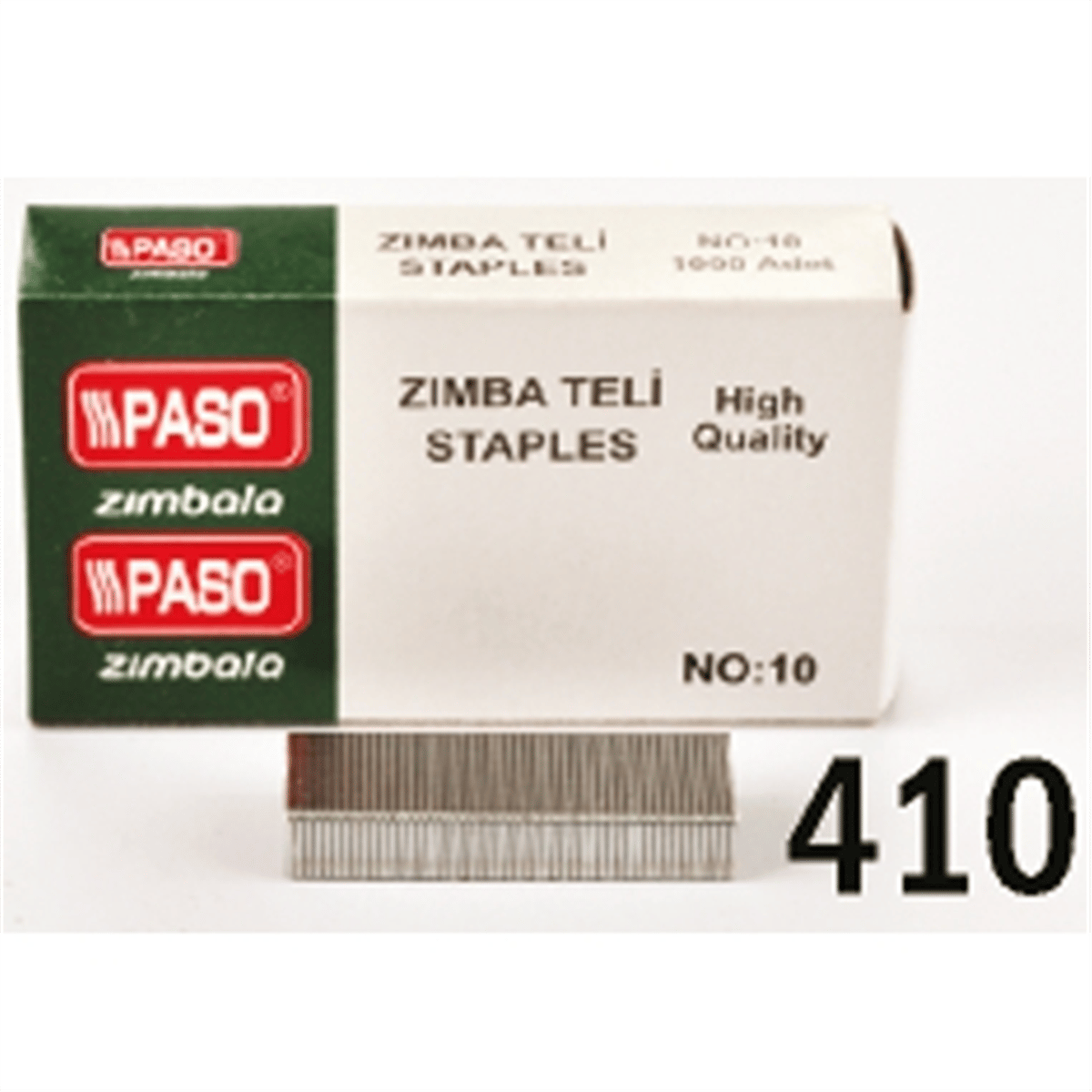 PASO 410 NO:10 SİLVER ZIMBA TELİ 10 LU PK. *100