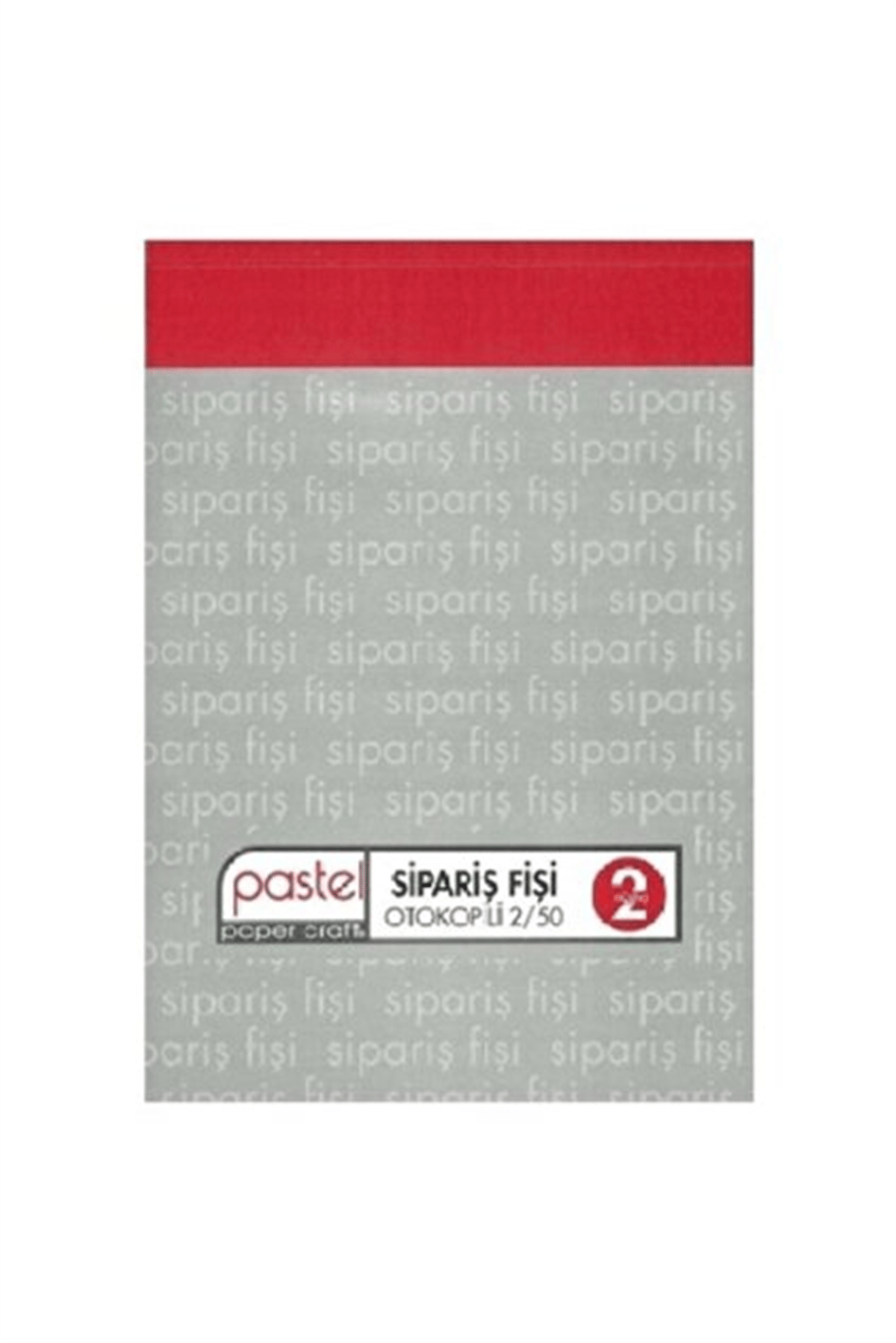 PASTEL 2/50 SİPARİŞ FİŞİ 12 Lİ