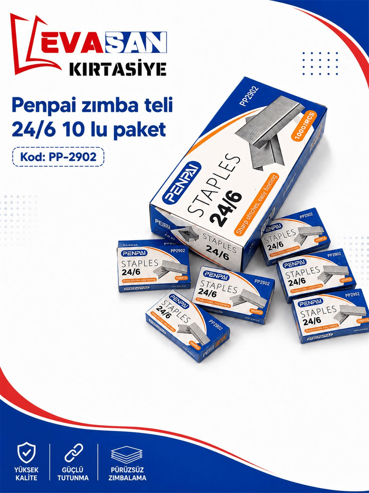 PENPAI PP2902 ZIMBA TELİ 24/6 PK:10 LU 