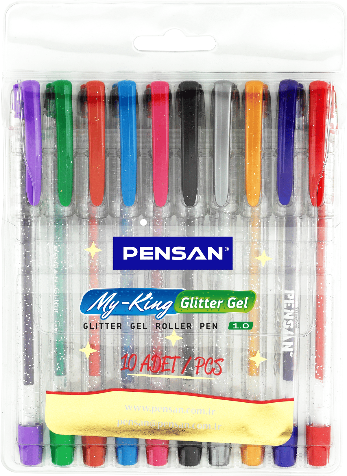 PENSAN 2227 10 RENK SİMLİ GEL SET