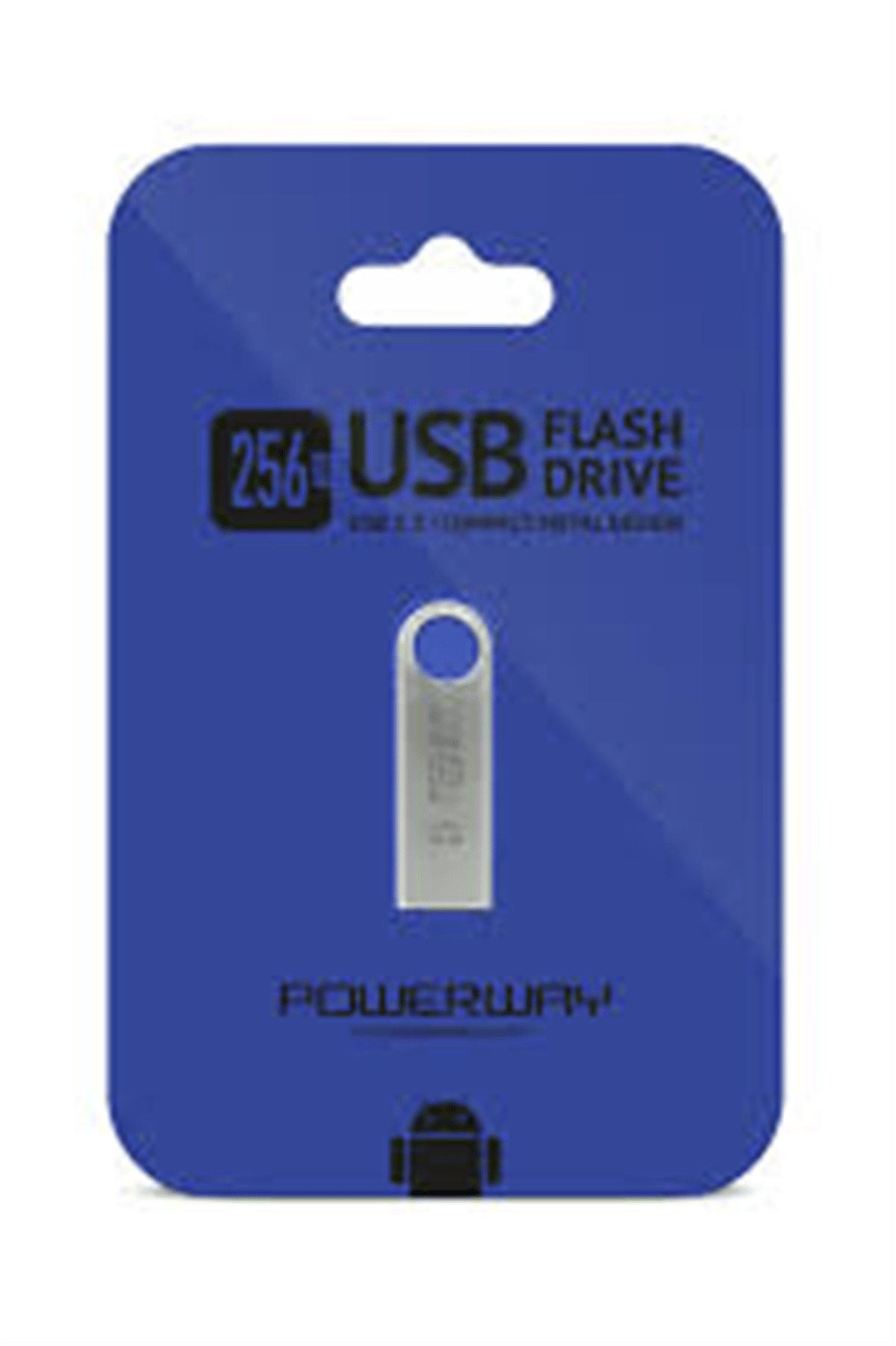 POWERWAY 256 GB METAL FLASH BELLEK