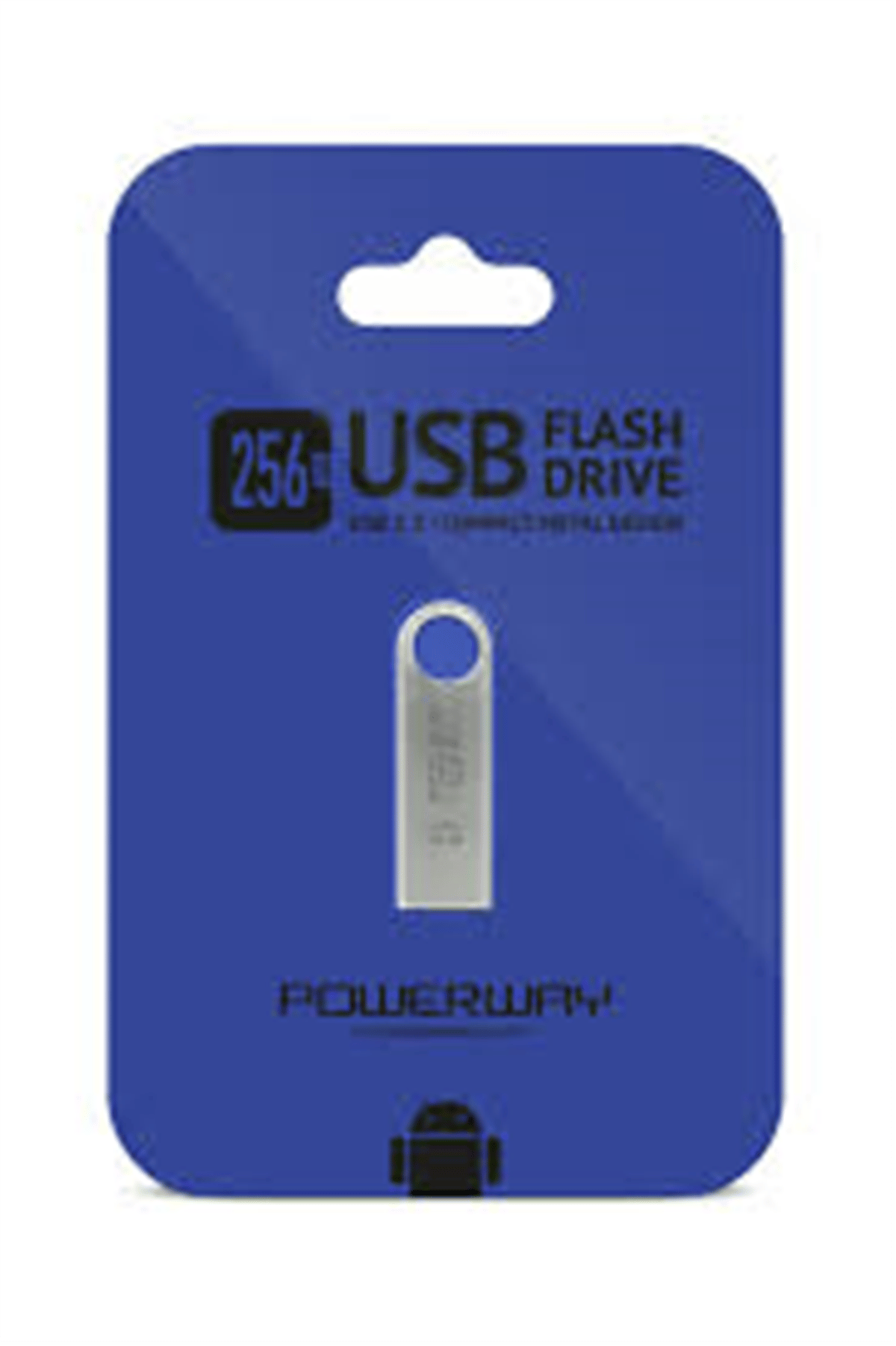 POWERWAY 256 GB METAL FLASH BELLEK