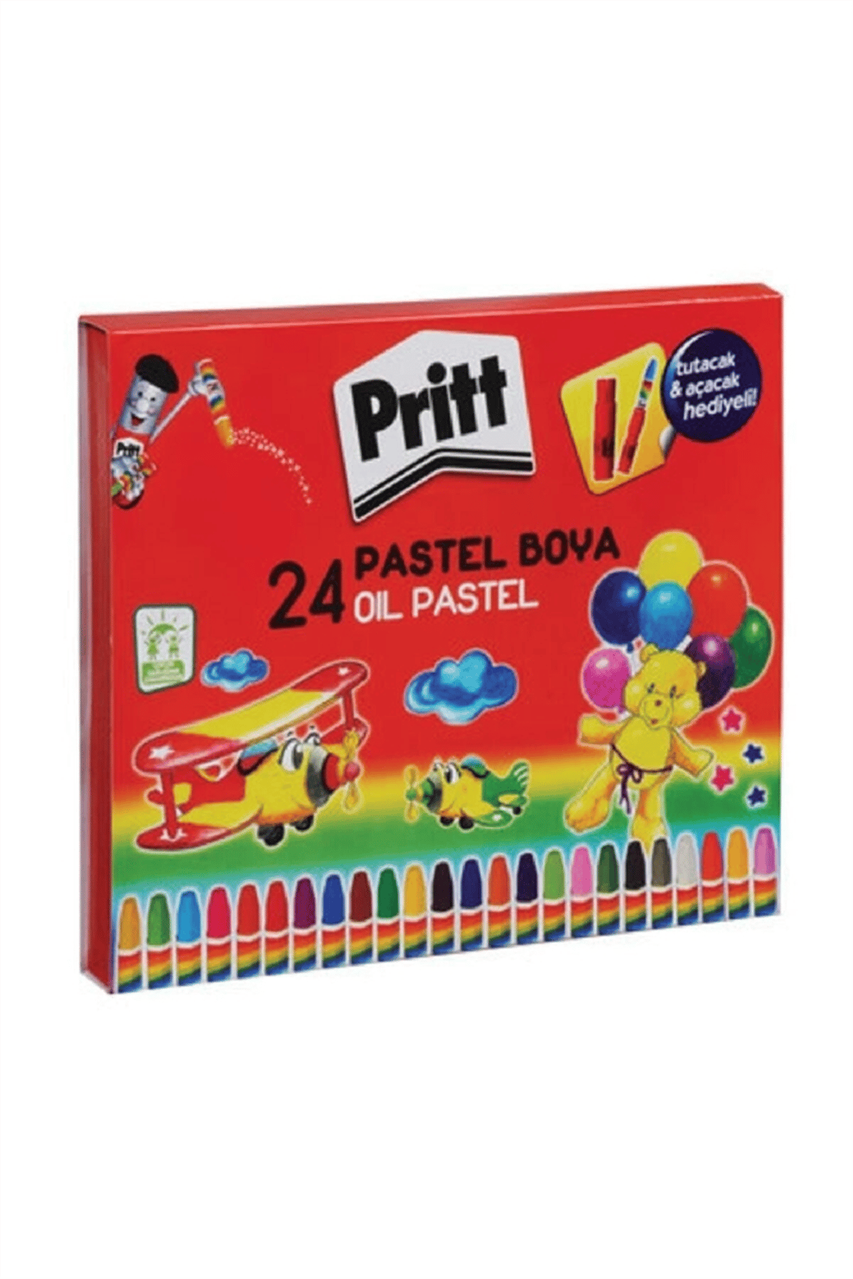 PRİTT 1307853 PASTEL BOYA 24 RENK KARTON KUTU