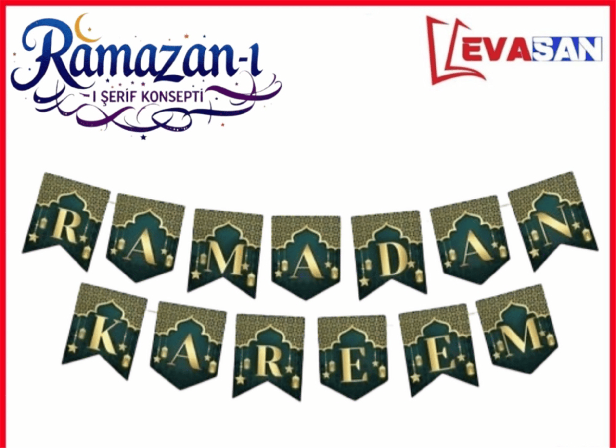 RAMADAN KAREEM ZİKZAK BANNER
