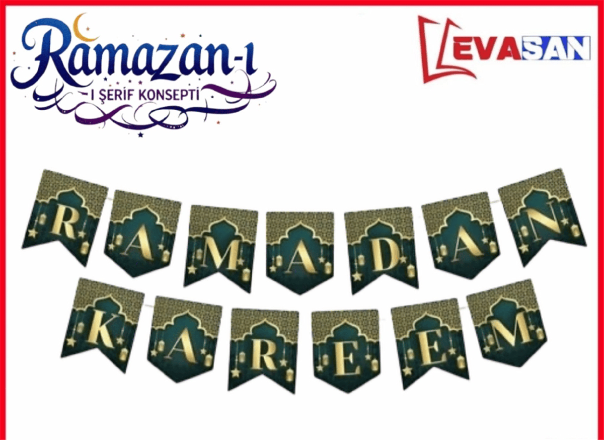 RAMADAN KAREEM ZİKZAK BANNER