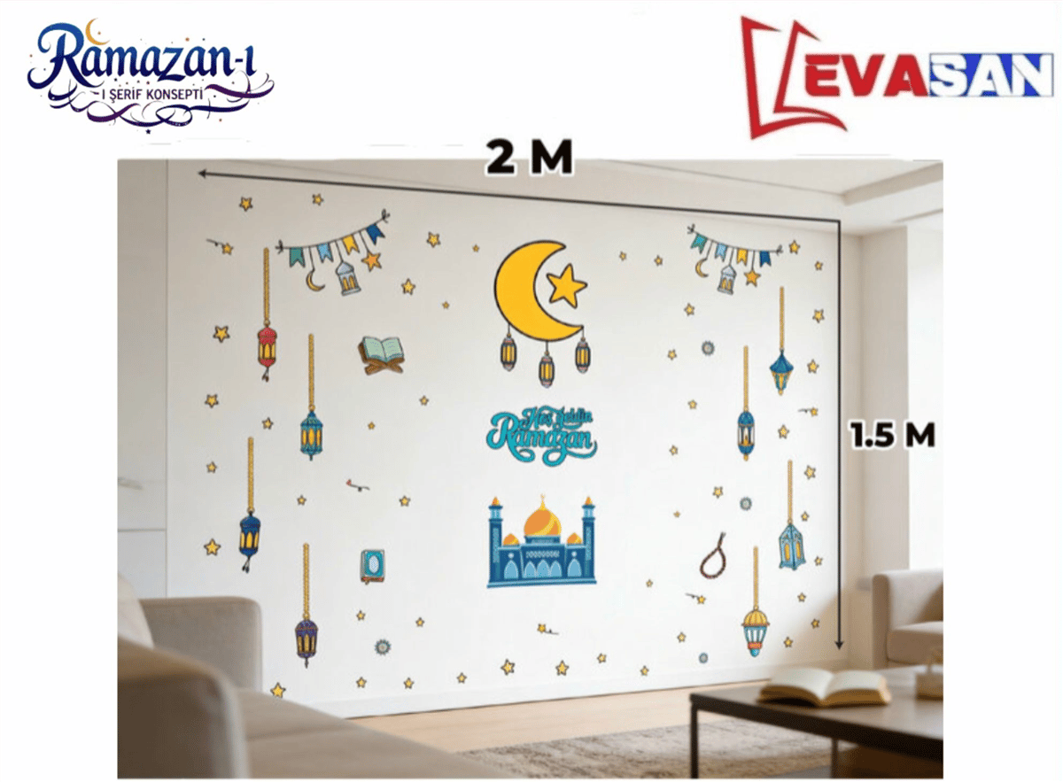 RAMAZAN BÜYÜK STİCKER 2*1,5 MT