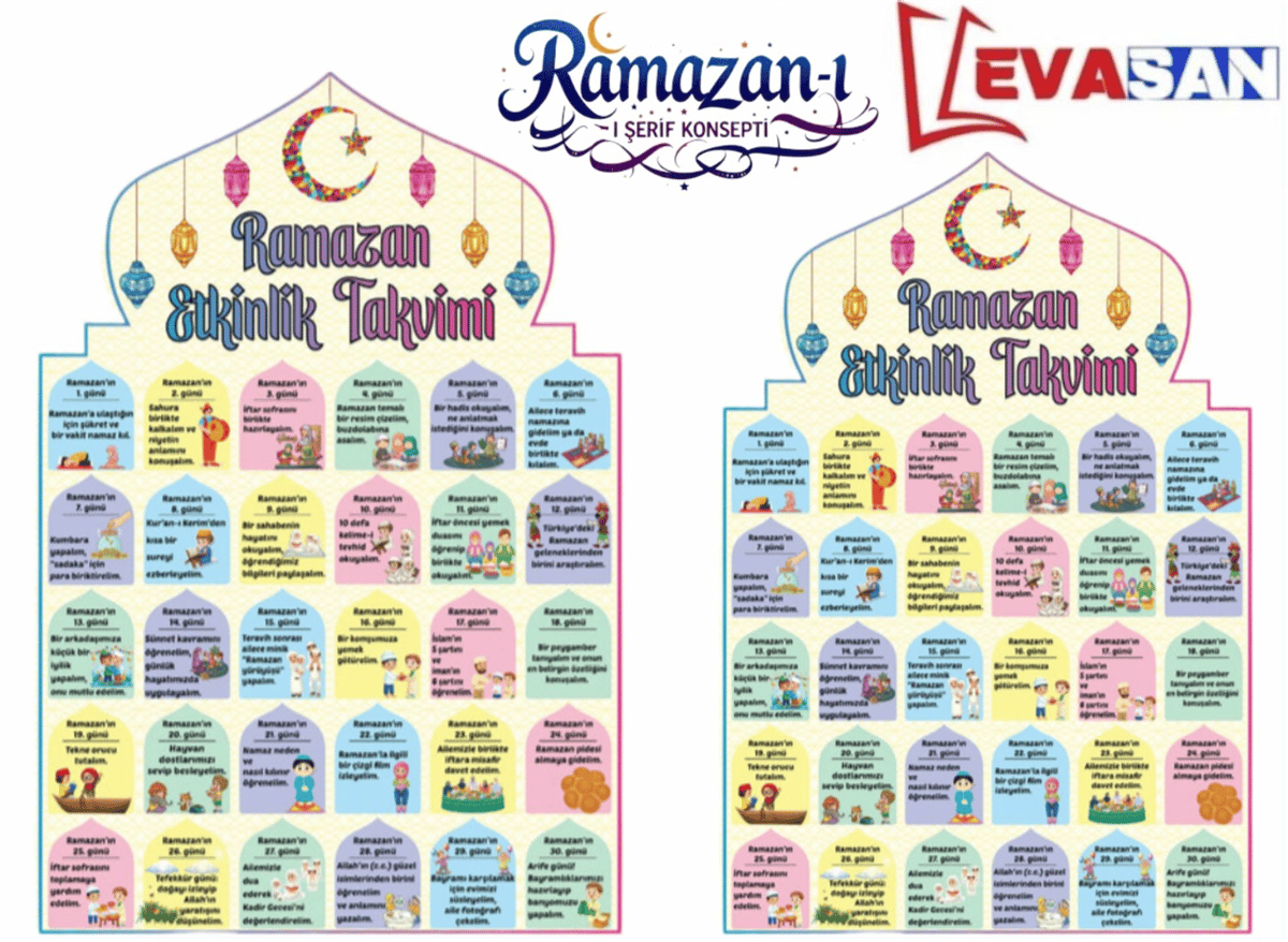 RAMAZAN ETKİNLİK TAKVİMİ