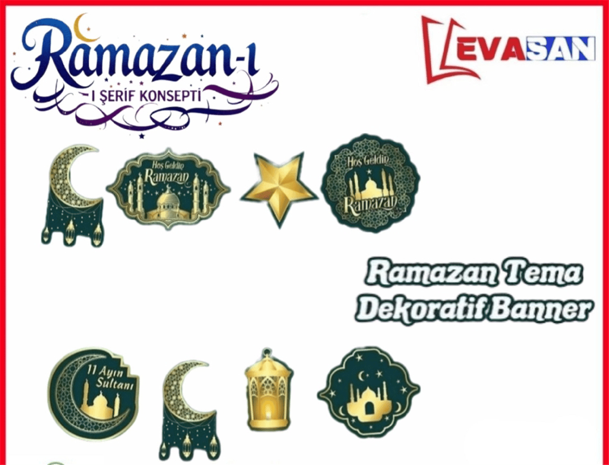 RAMAZAN TEMA DEKORATİF BANNER
