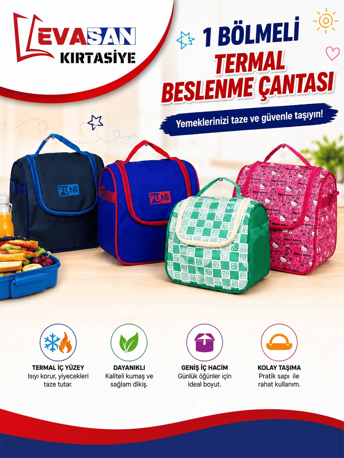 RBS 1 BÖLMELİ TERMAL BESLENME ÇANTASI 