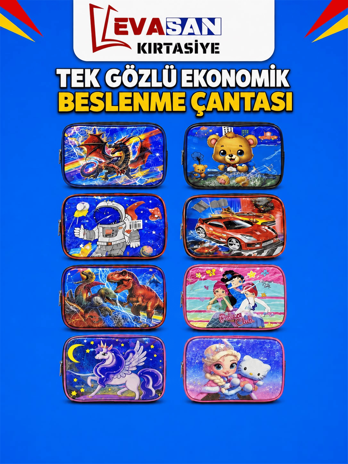 RBS EKONOMİK TEK GÖZLÜ ÇOCUK BESLENME ÇANTASI 