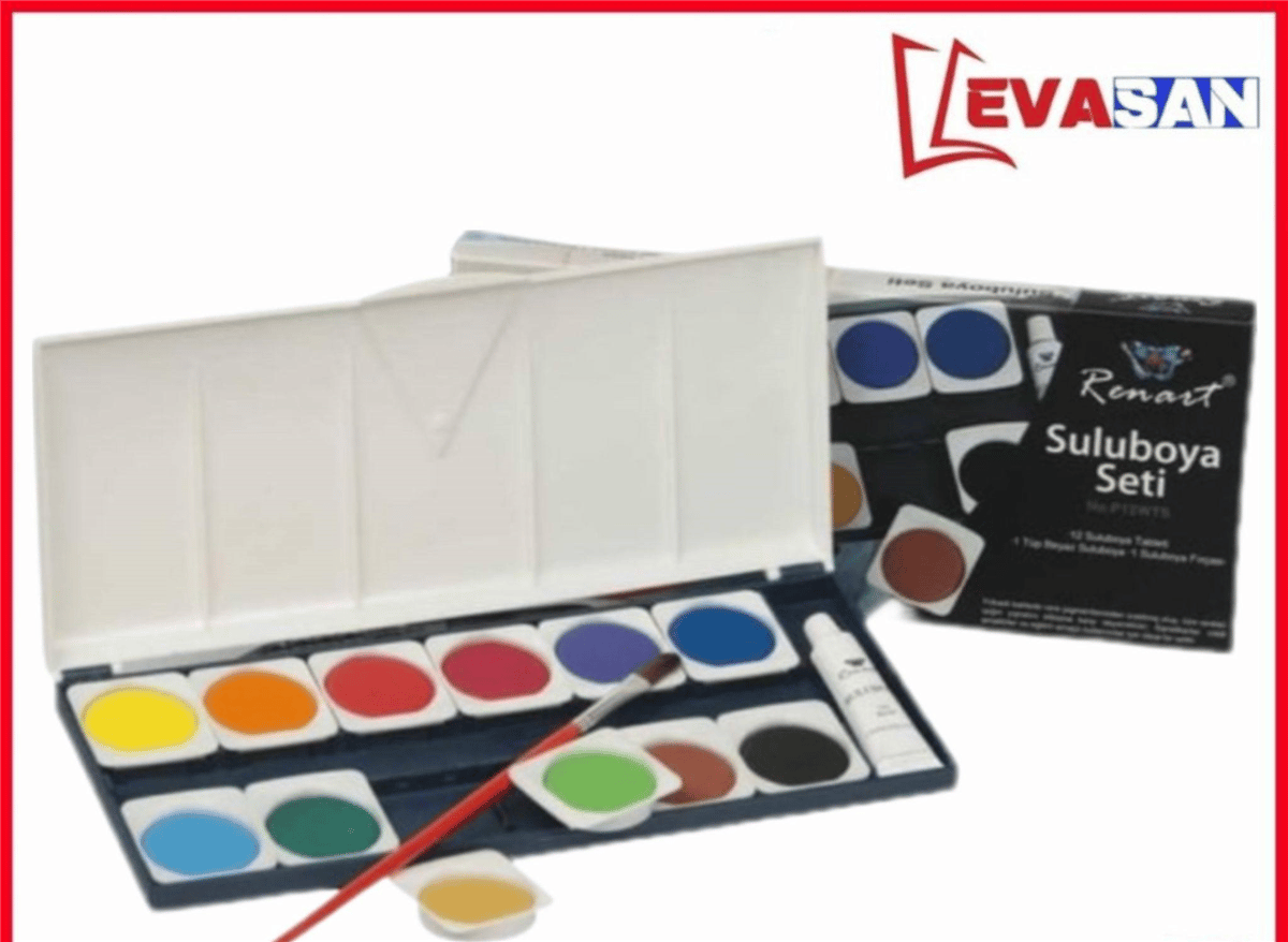 RENART 12 RENK SULU BOYA SETİ