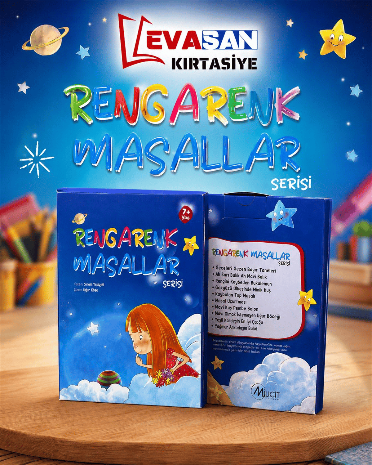 RENGARENK MASALLAR SERİSİ 10 LU HİKAYE KİTABI SETİ 