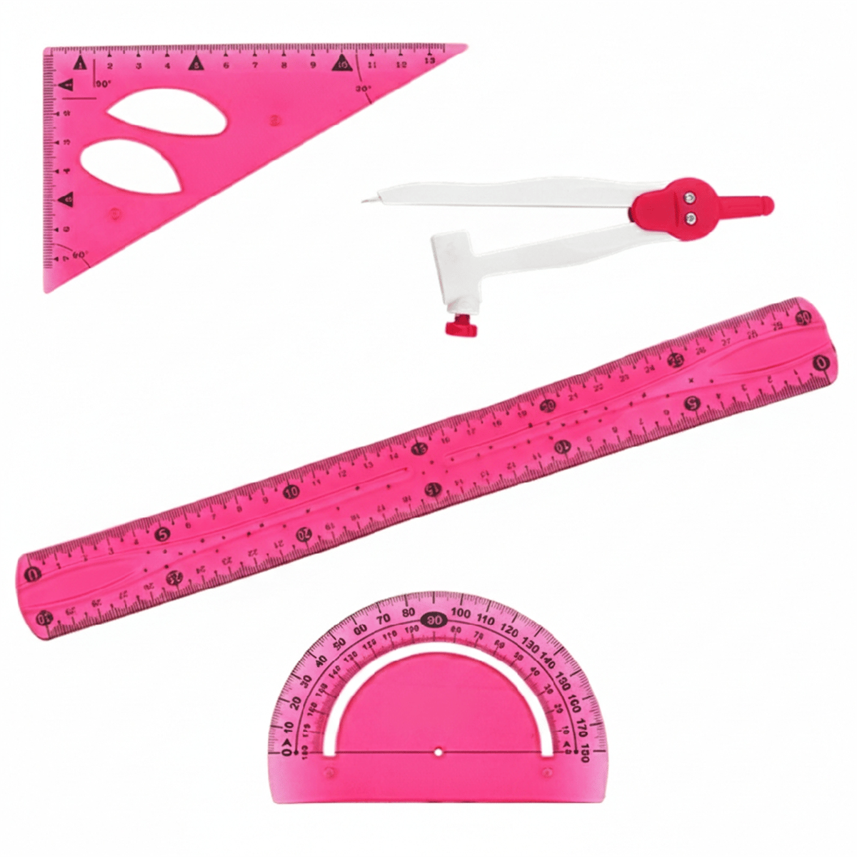 RGLE ENSEMBLE 30 CM KIRILMAZ CETVEL SETİ