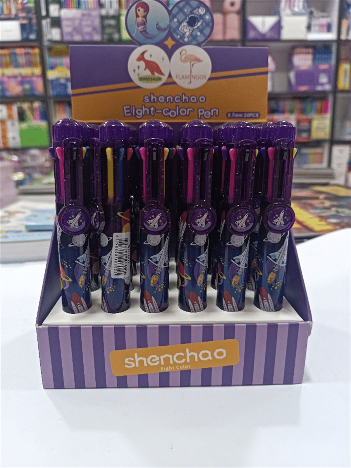 ROKET SC-802 8 RENK ÇOKLU TÜKENMEZ KALEM PK:24 LÜ