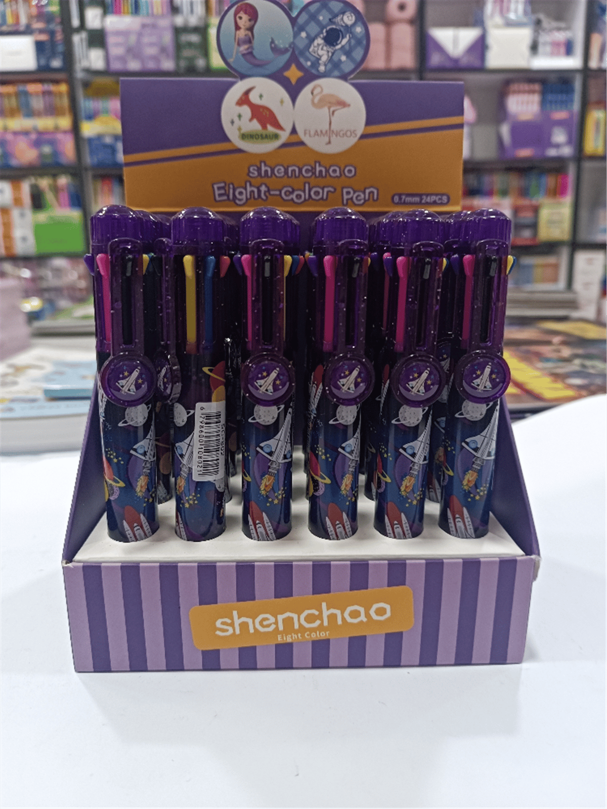 ROKET SC-802 8 RENK ÇOKLU TÜKENMEZ KALEM PK:24 LÜ