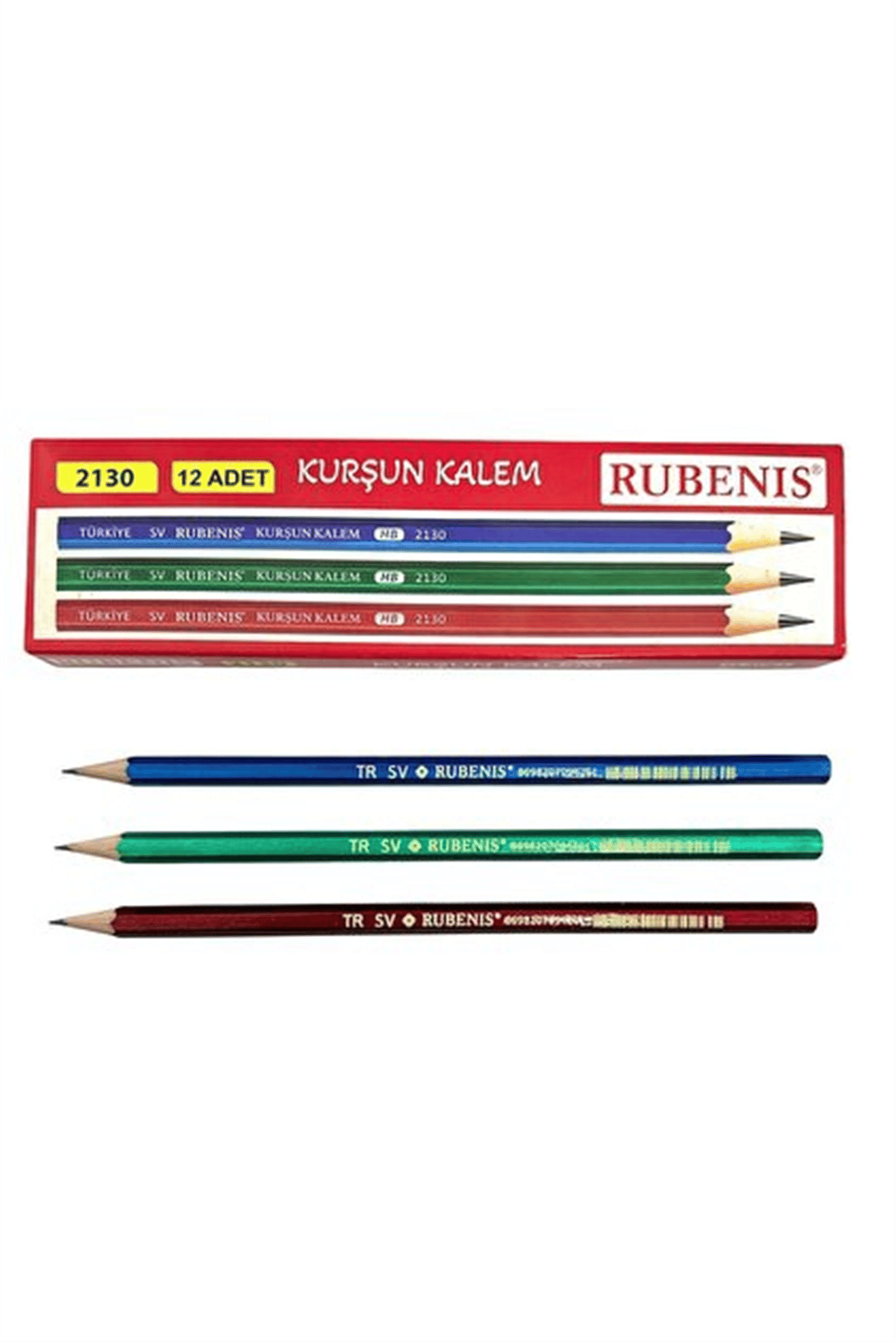 RUBENİS 2130 MERCANLI KURŞUN KALEM 144 LÜ *2880