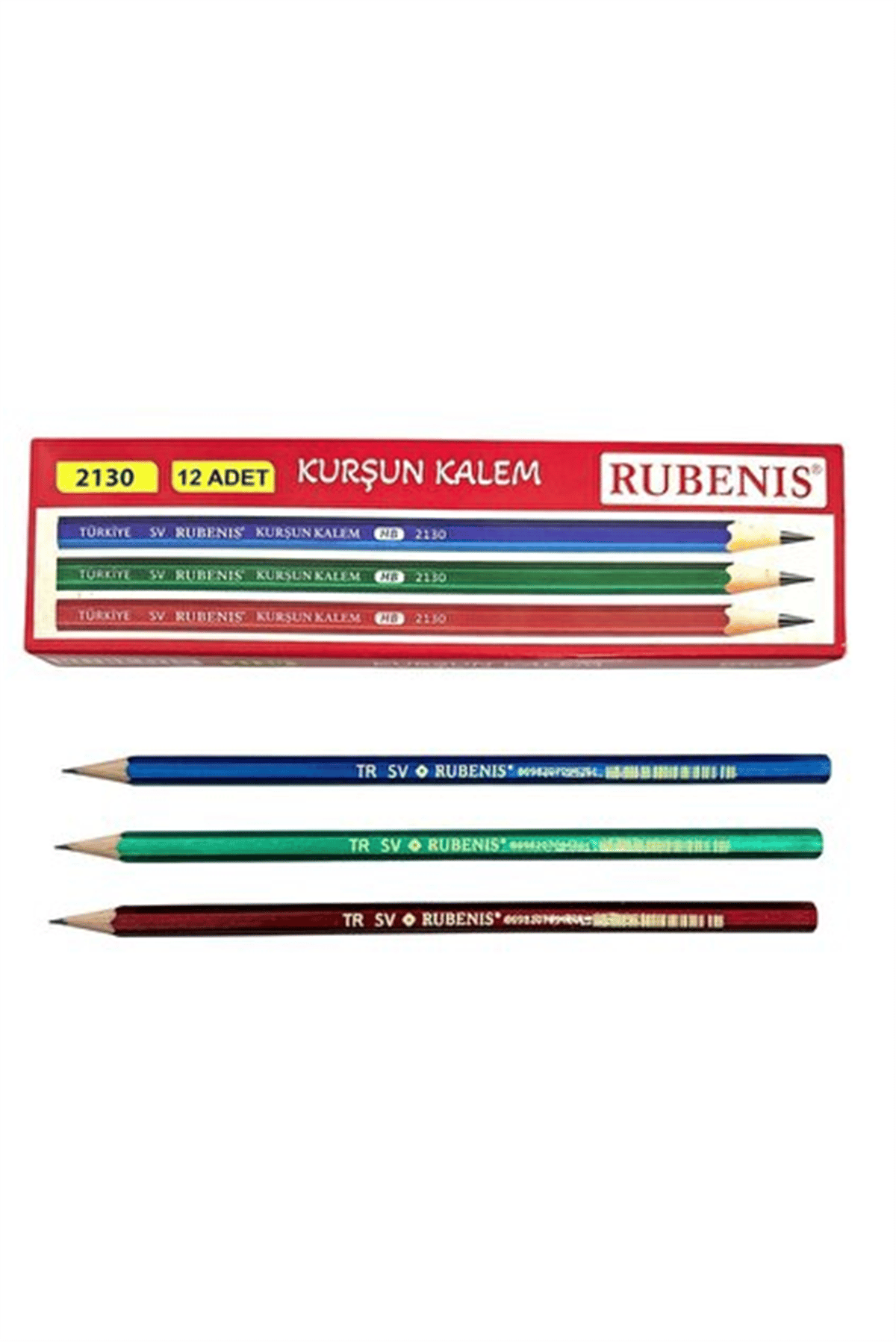 RUBENİS 2130 MERCANLI KURŞUN KALEM 144 LÜ *2880