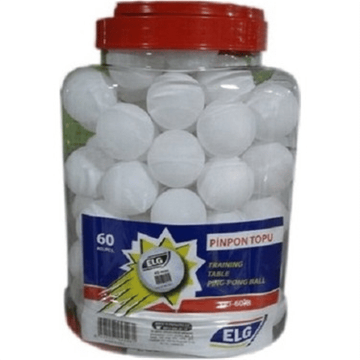 RUBENİS EPT-60/T  PİNPON TOPU 60'LI KAVANOZDA *1440