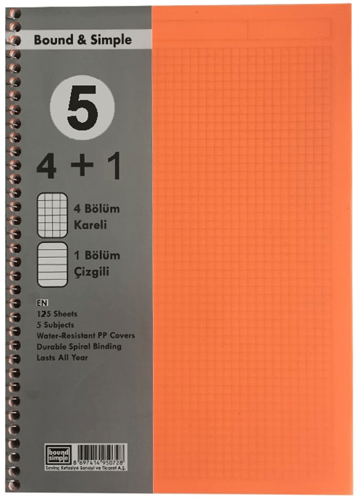 SEV AYRAÇLI DEFTER 4+1 125 YP *32