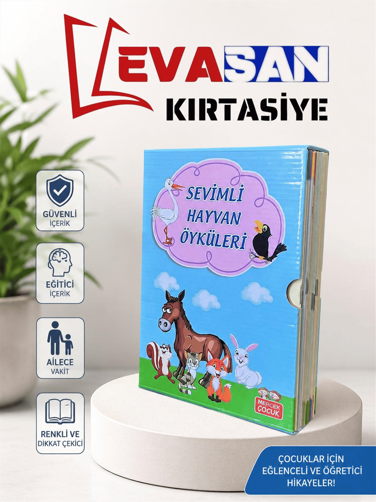 SEVİMLİ HAYVAN ÖYKÜLERİ 20 Lİ HİKAYE KİTABI SETİ