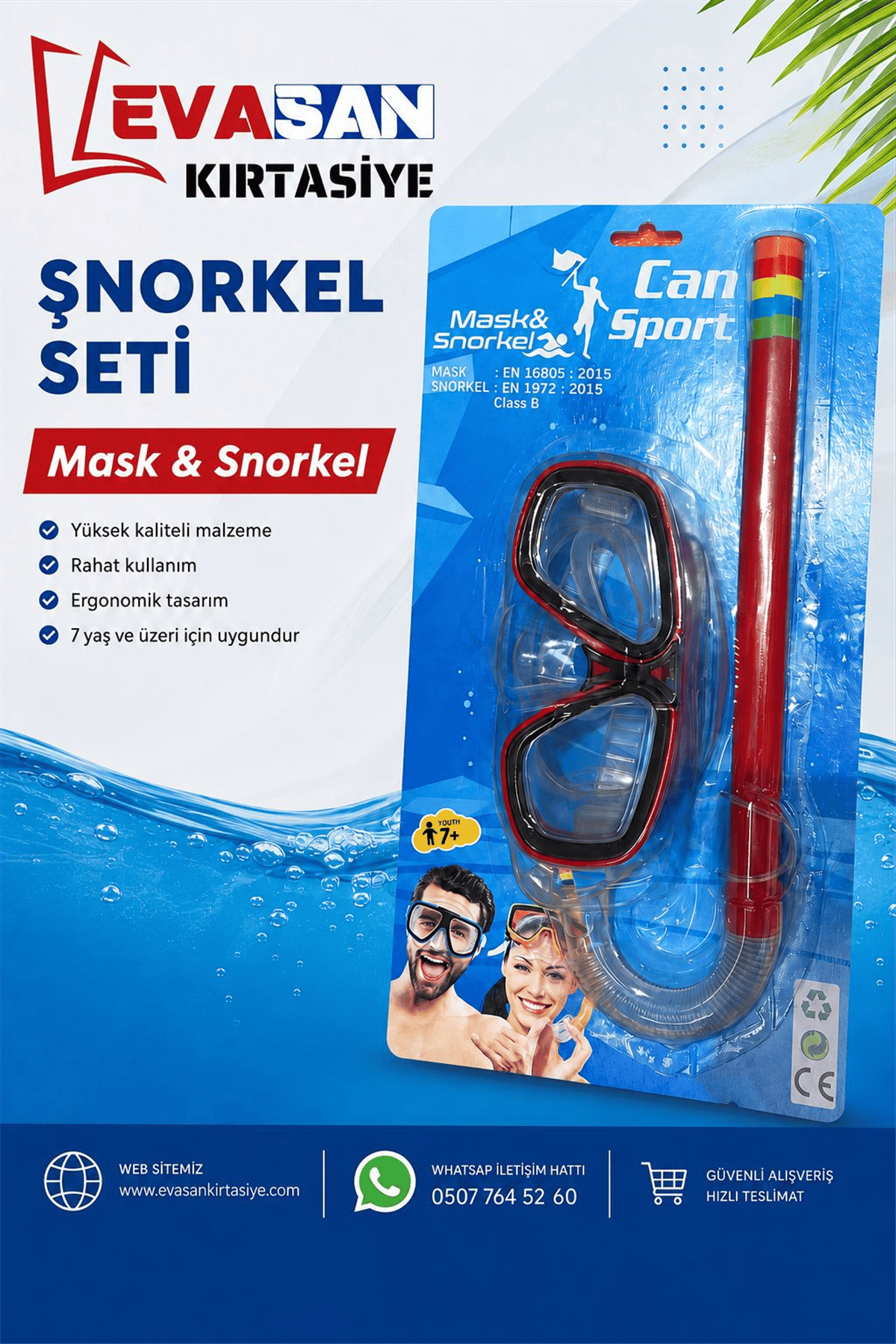 ŞNORKEL SETİ
