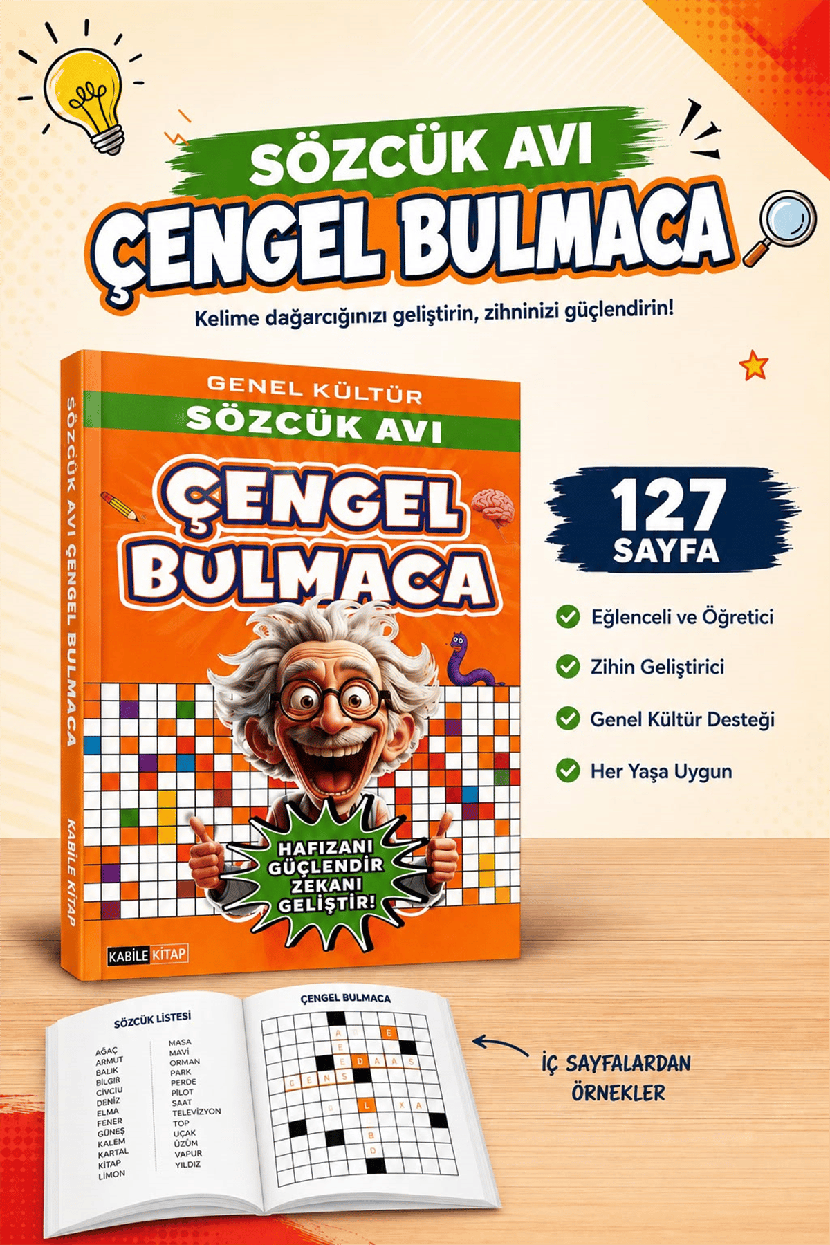 SÖZCÜK AVI ÇENGEL BULMACA 127 SAYFA 