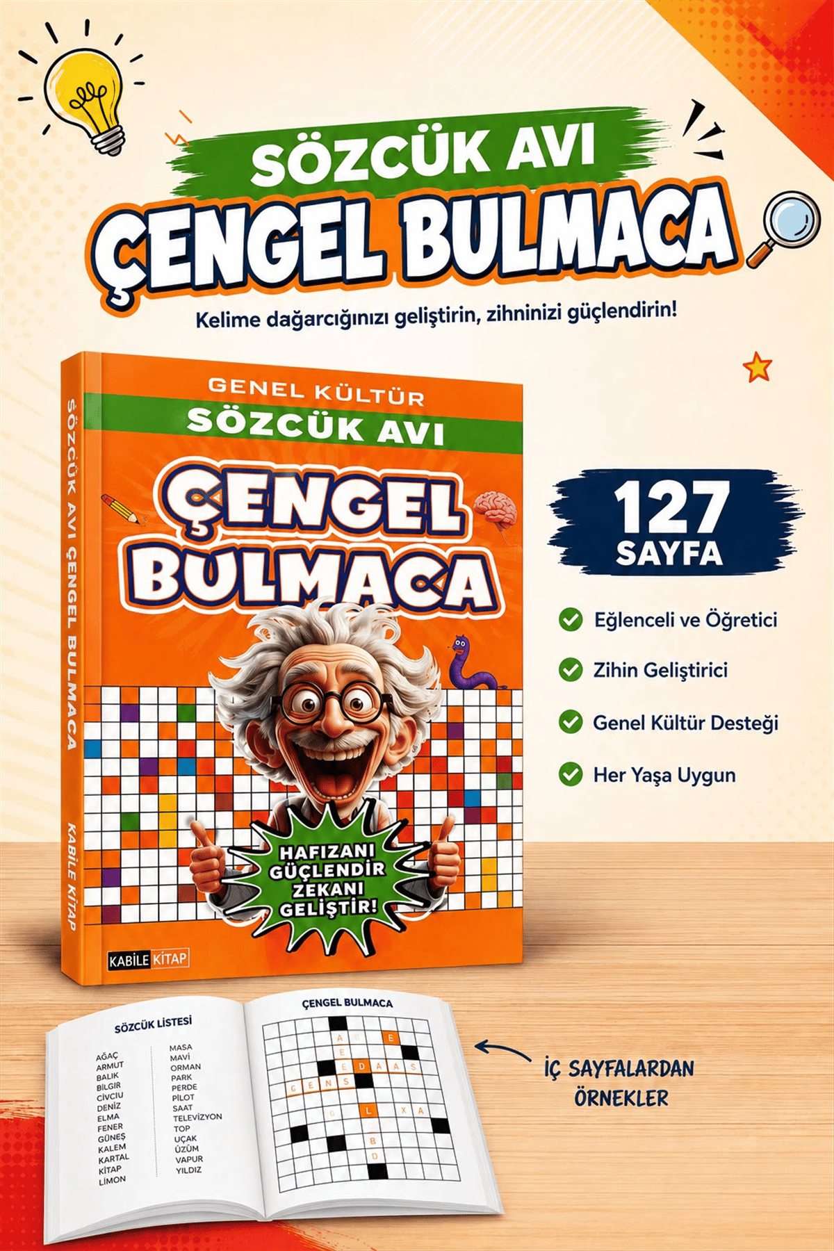 SÖZCÜK AVI ÇENGEL BULMACA 127 SAYFA 