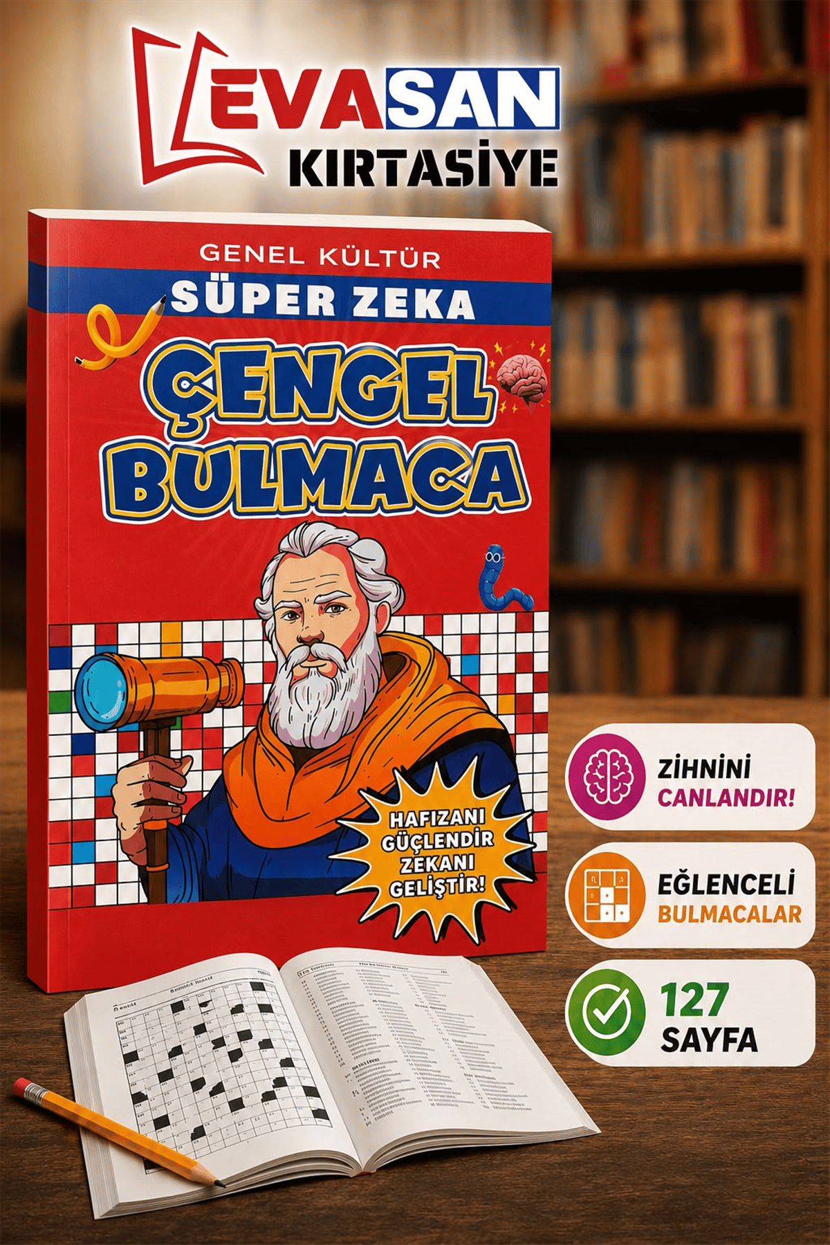 SÜPER ZEKA ÇENGEL BULMACA 127 SAYFA 