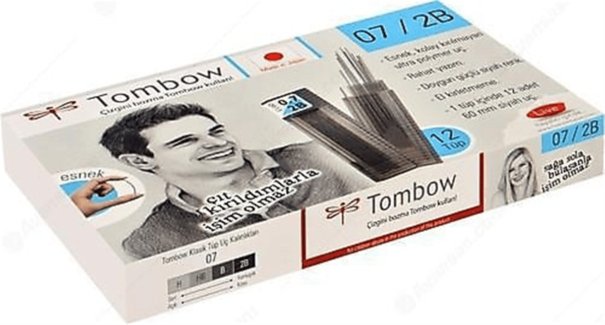 TOMBOW ORJİNAL UÇ 0.7 PAKET:12 Lİ