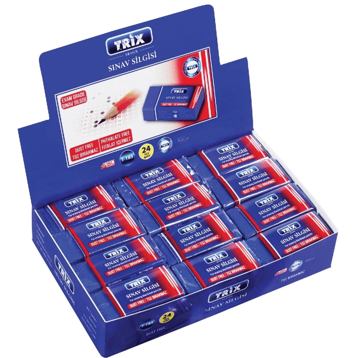 TRİX SINAV SİLGİSİ 24 LÜ T-185