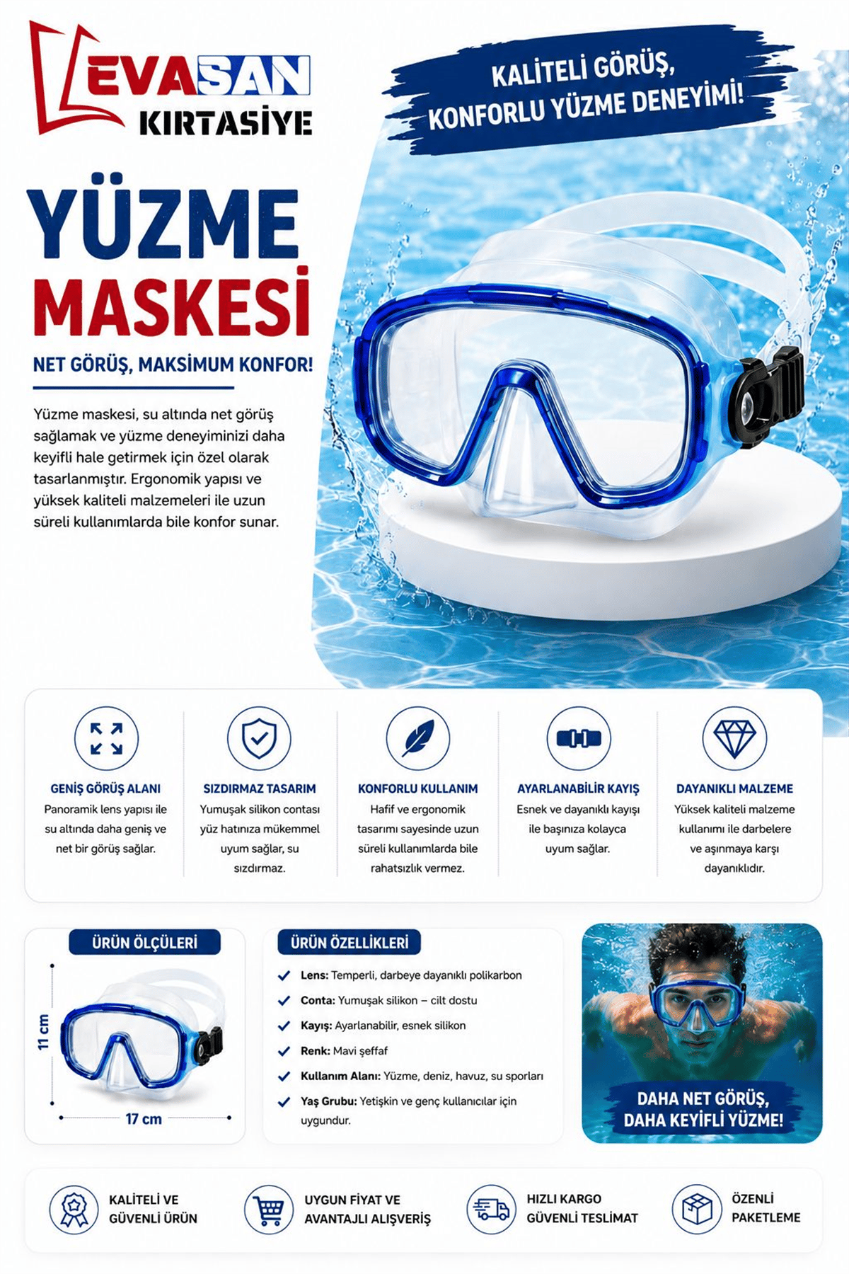 YÜZME MASKESİ 
