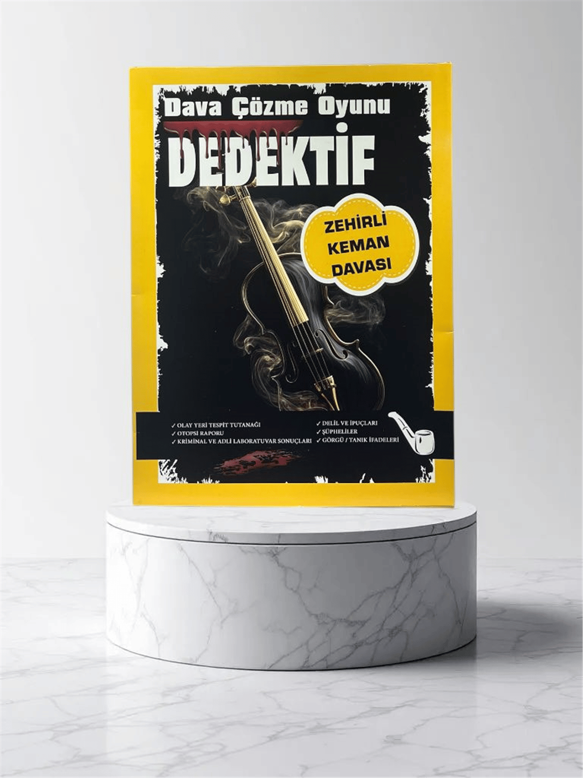 ZEHİRLİ KEMAN DAVASI / DEDEKTİF DAVA ÇÖZME OYUNU